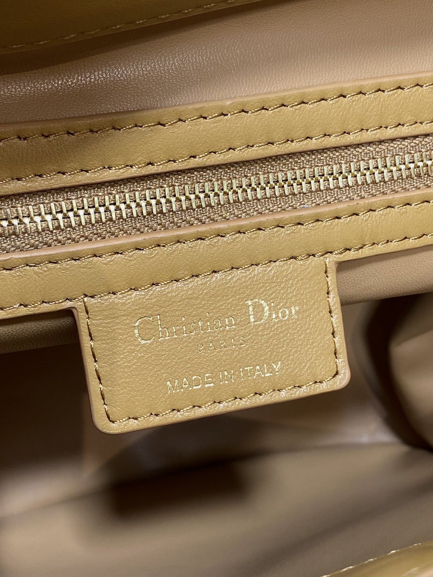 Dior Caro Small Bucket Bag Caramel - Lambskin Leather with Drawstring Closure 10 i1753076409 3820 5