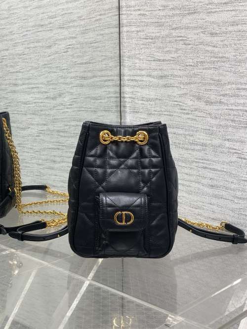 Dior Caro Small Multicarry Backpack, Lambskin Leather, Black 1 Dior Caro Small Multicarry Backpack, Lambskin Leather, Black