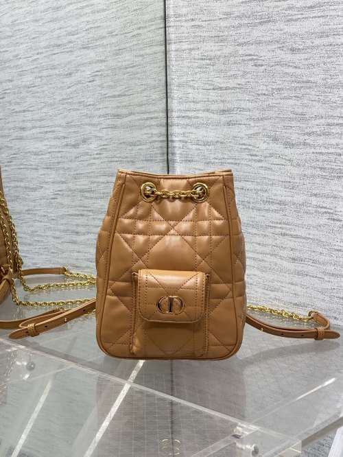 Dior Caro Multicarry Backpack Small Lambskin Camel with Chain Strap 1 Dior Caro Multicarry Backpack Small Lambskin Camel with Chain Strap