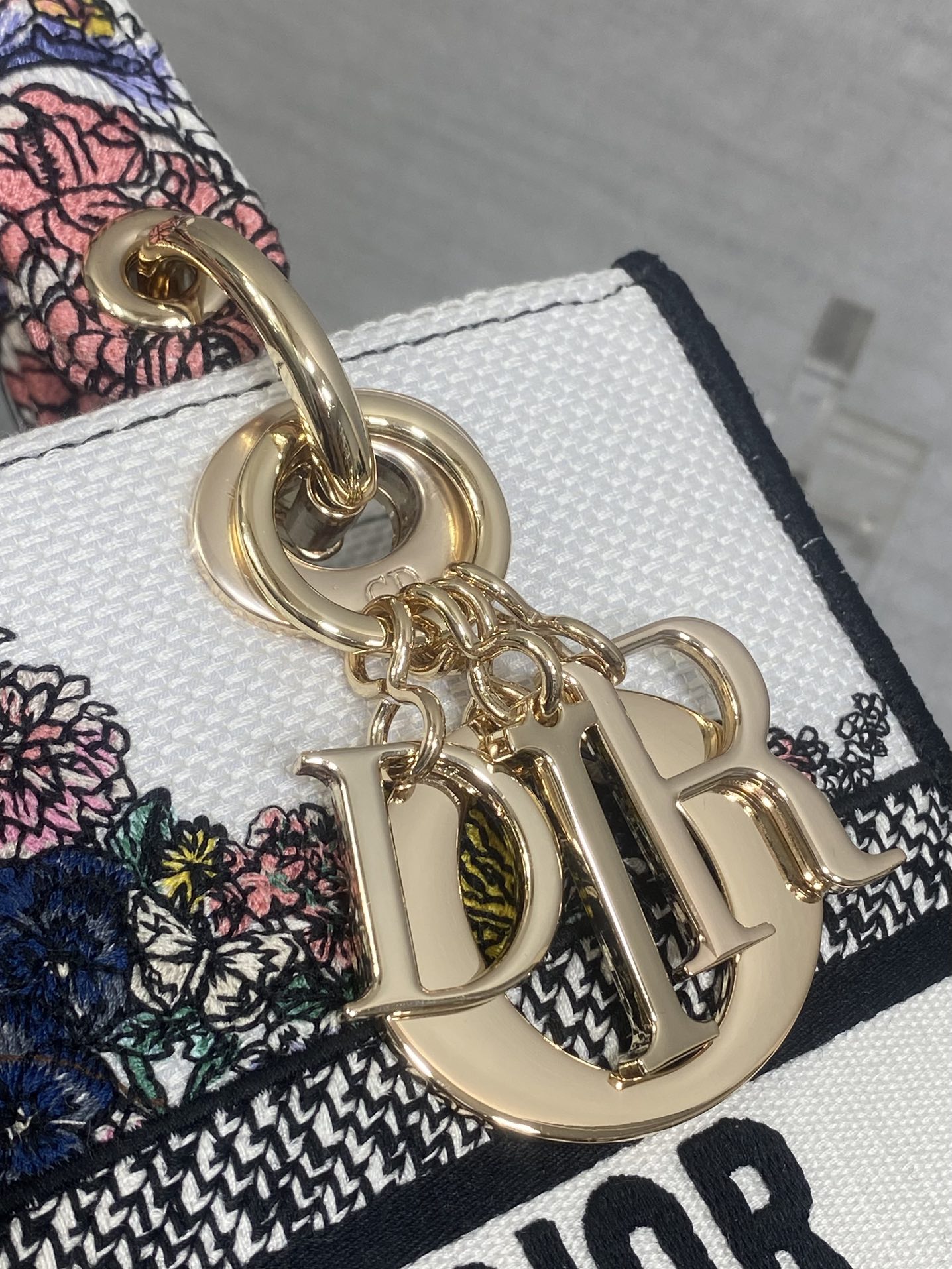 五格现货‼️ Lady最新夏季系列,简洁的拼色,精美绝伦的刺绣,让整个包非常亮眼,大容量的设计 ,凹造型