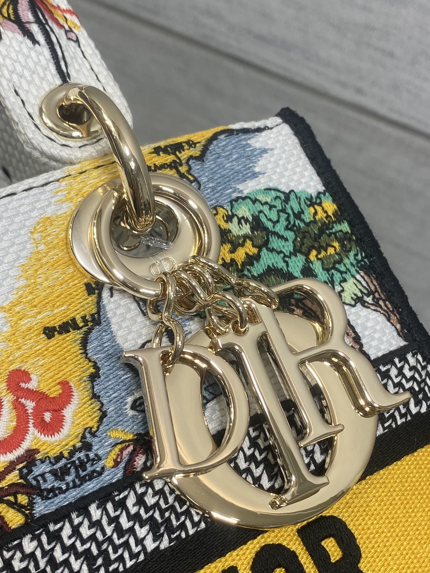 五格现货‼️ Lady最新夏季系列,简洁的拼色,精美绝伦的刺绣,让整个包非常亮眼,大容量的设计 ,凹造型