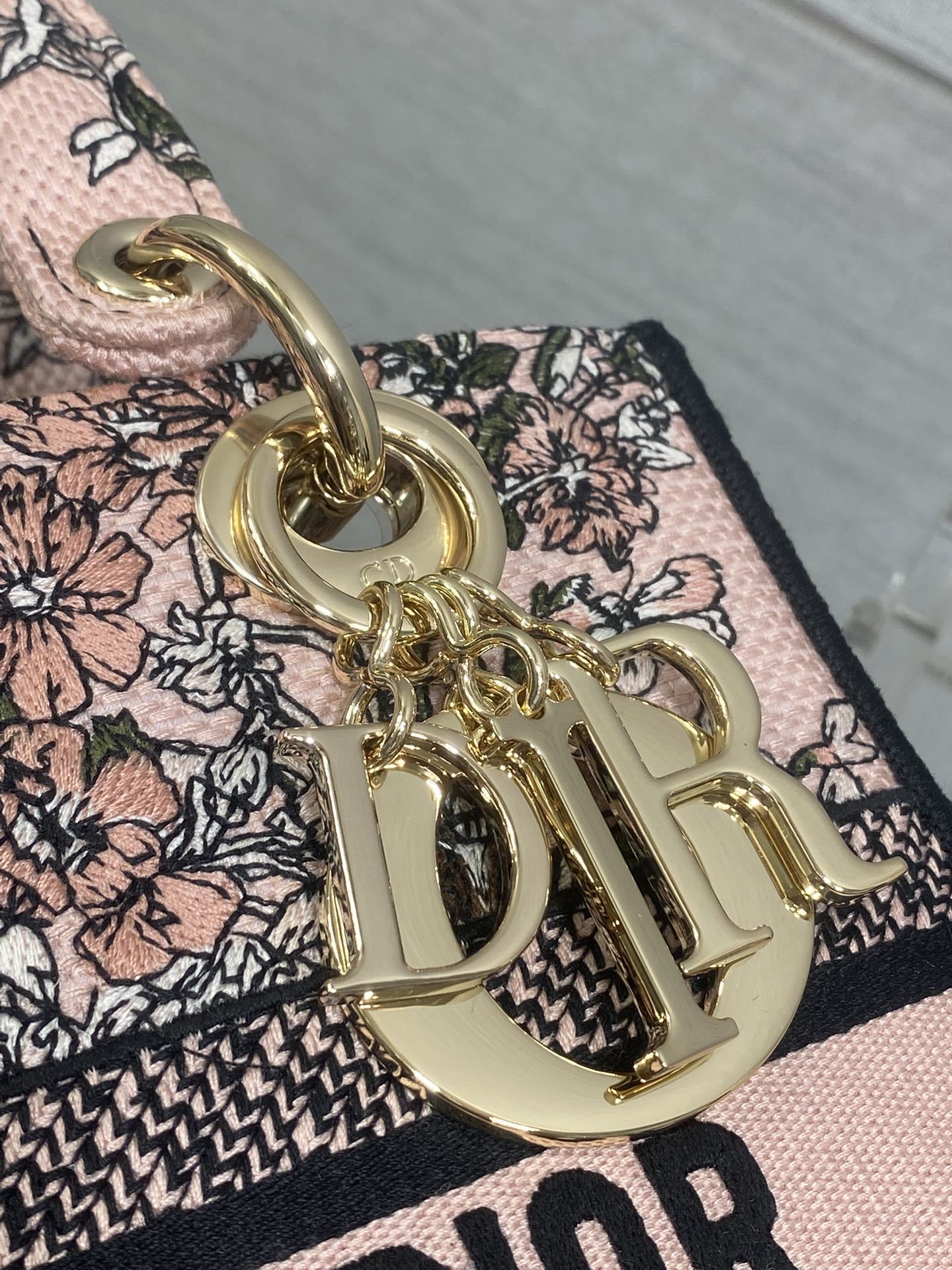 五格现货‼️ Lady最新夏季系列,简洁的拼色,精美绝伦的刺绣,让整个包非常亮眼,大容量的设计 ,凹造型