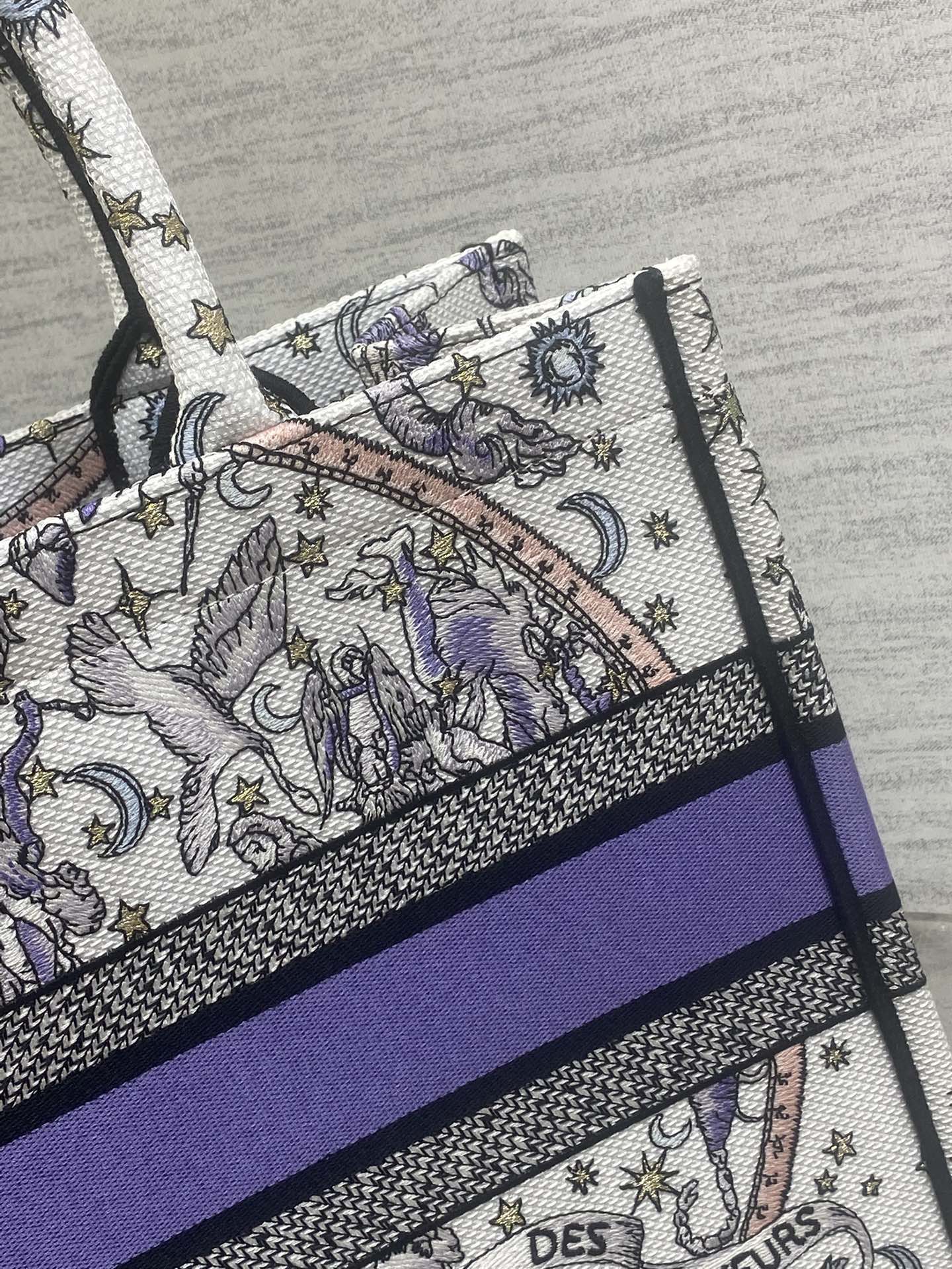 芯片版中号现货‼️ Tote最新春夏系列,蓝色野人刺绣图案,夏日气息扑面而来,高级的拼色,标志性的字母,