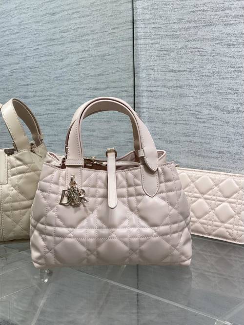 Dior Toujours Small Blush Pink Bag, Lambskin with Cannage Stitching 1 Dior Toujours Small Blush Pink Bag, Lambskin with Cannage Stitching