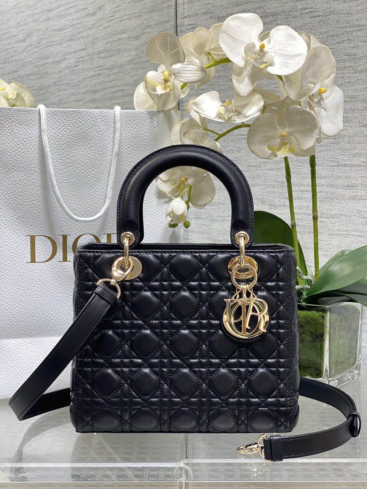 𝐋𝐚𝐝𝐲 cinco rejillas negras