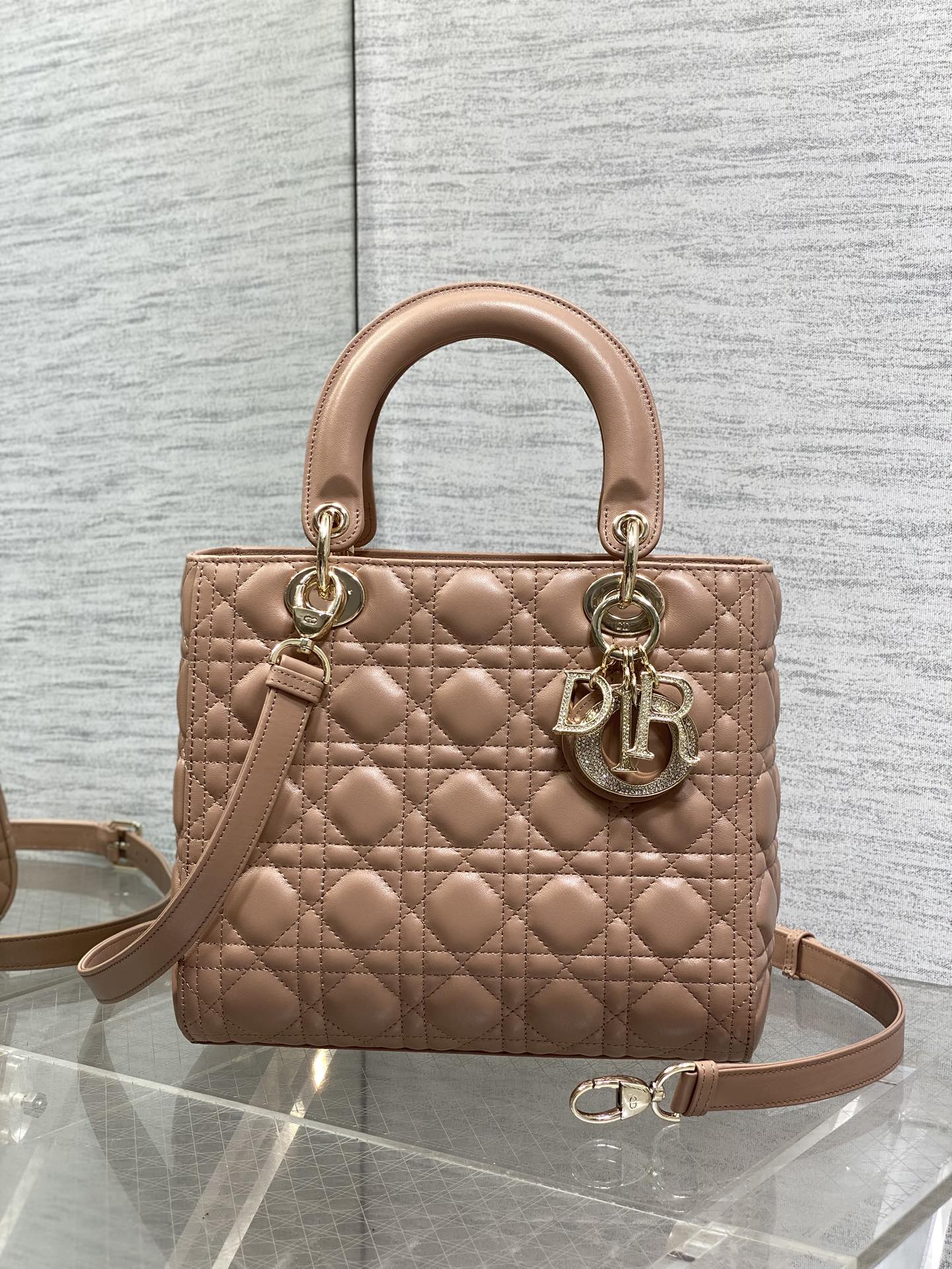 Dior 五格戴妃包钻石扣 ‼
