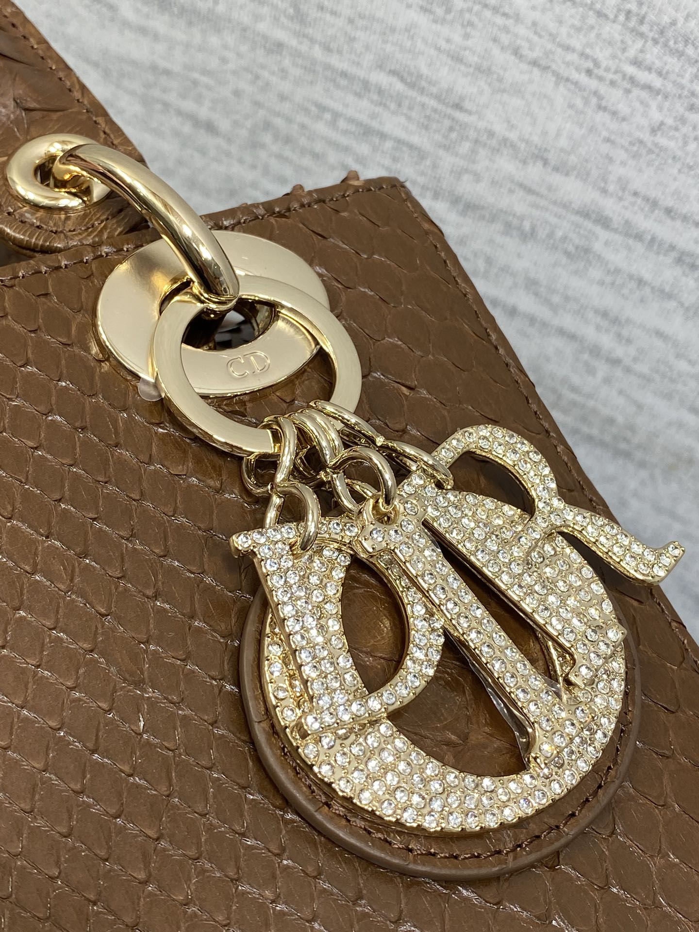 Сумка Dior Lady Dior коричневая
