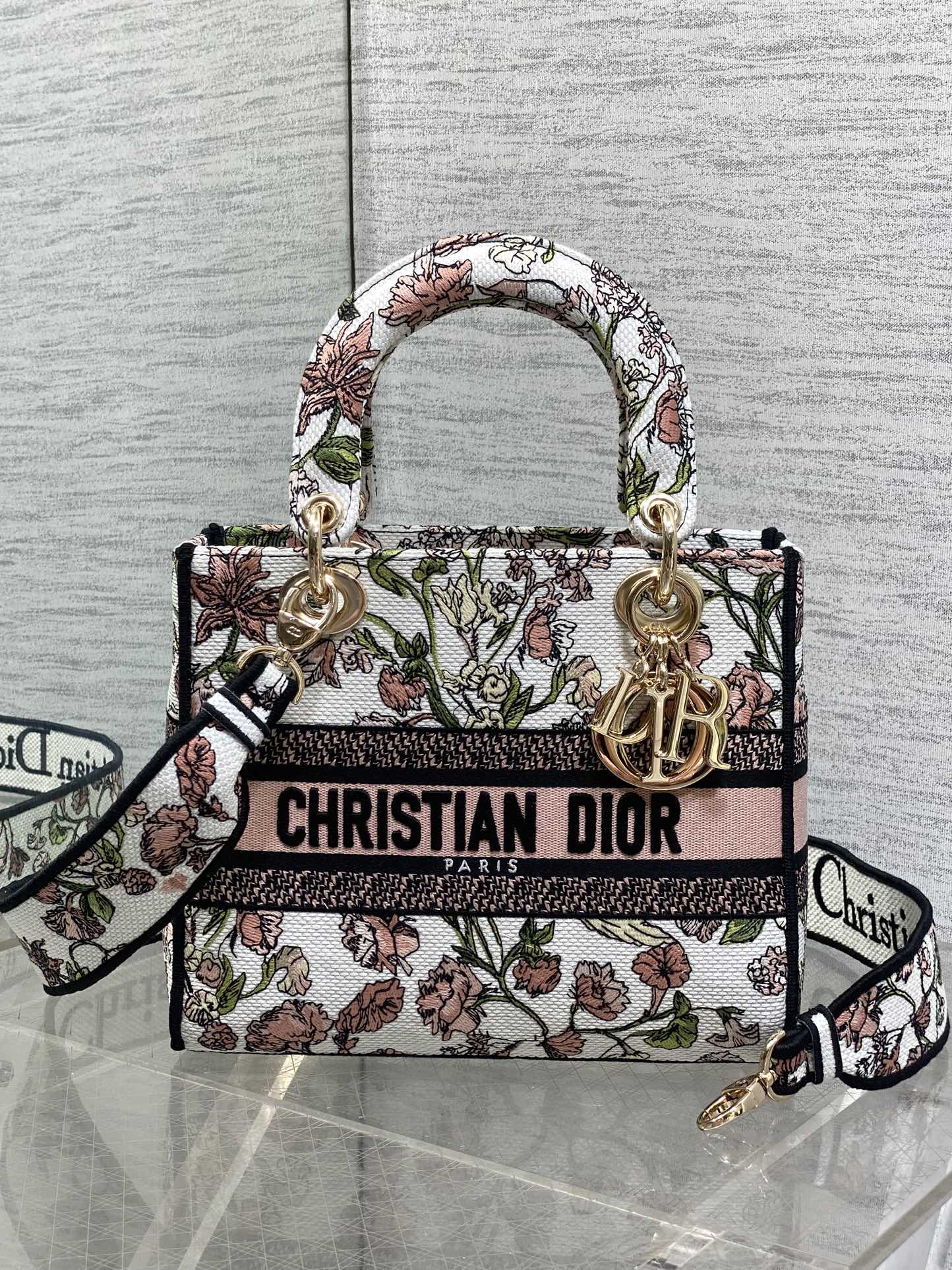 Dior Style Canvas Top Handle Bag Lookbook Reference image 1