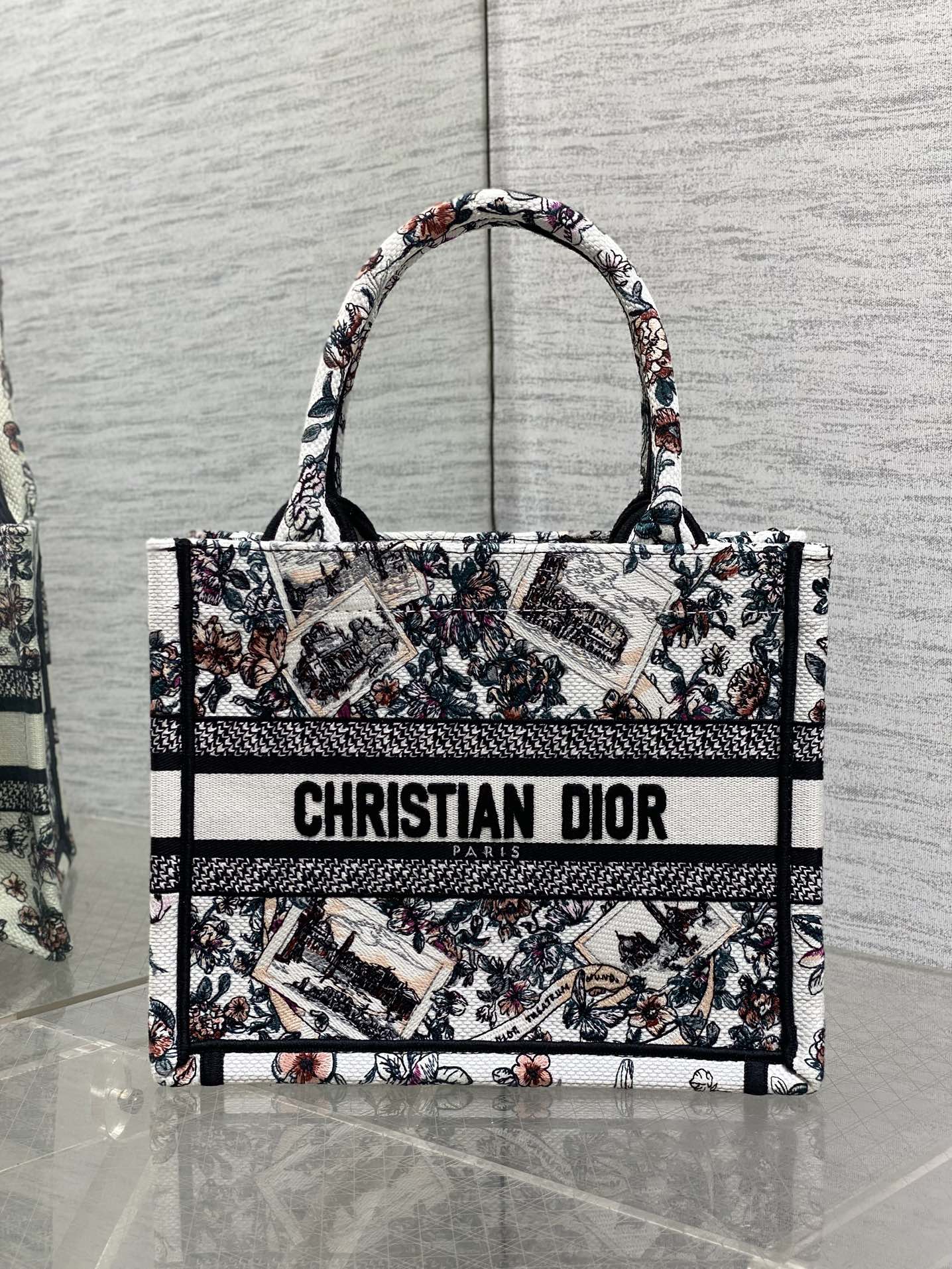 Dior Style Canvas Tote Bag Lookbook Reference image 1
