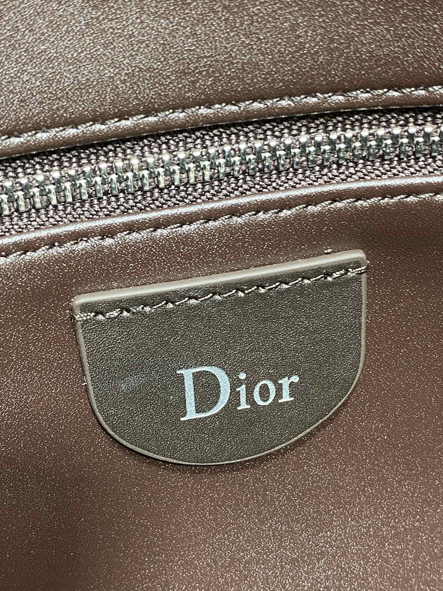 中号银扣现货‼️Dior2026春夏新款Chrustian这款Hobo包采用咖绒拼皮，触感柔软，春季氛围