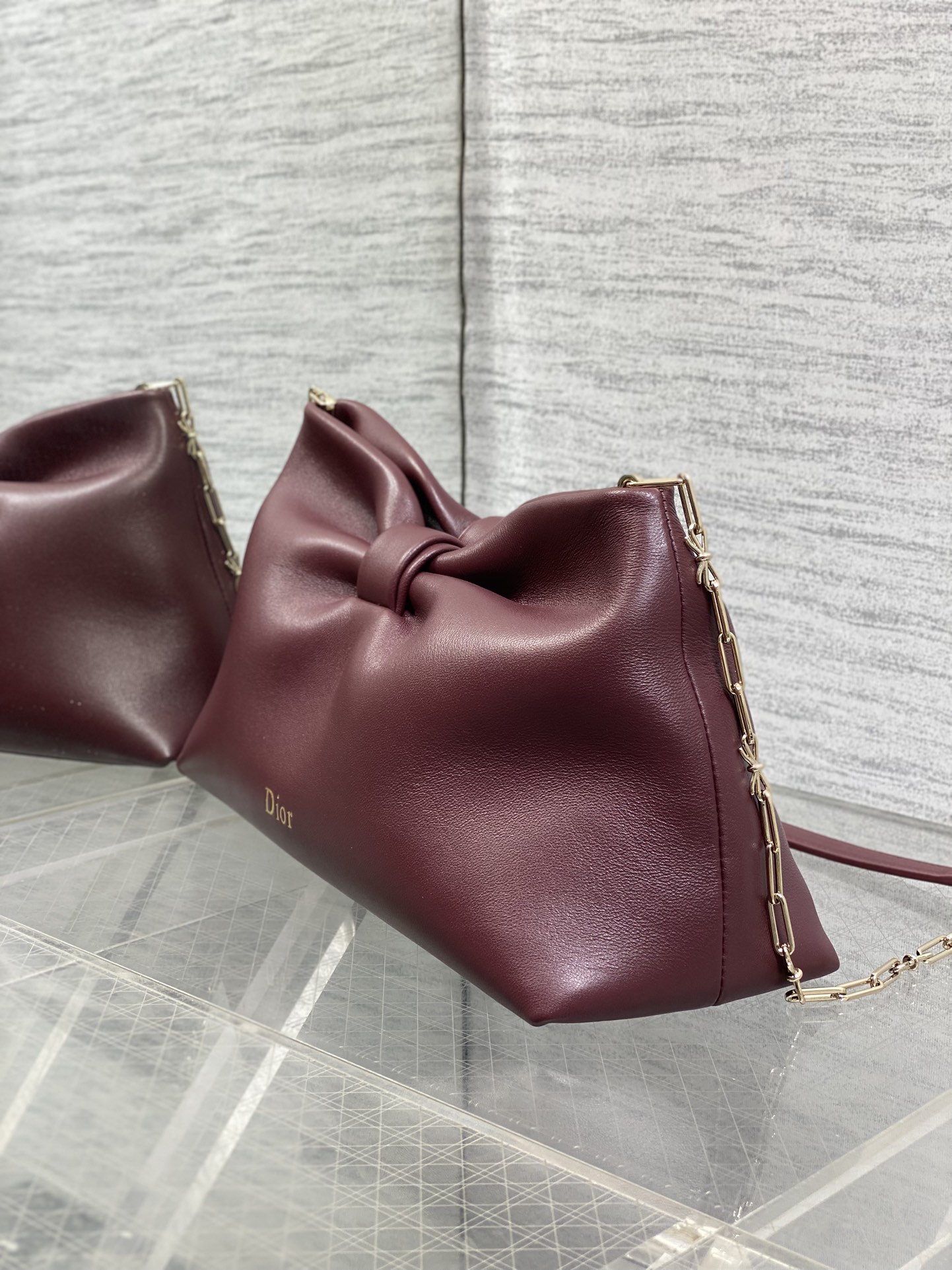 现货‼️🎀Dior-LAMBSKIN 2026春夏新款LAMBSKIN链条包，全新的包形，小牛皮革的质感