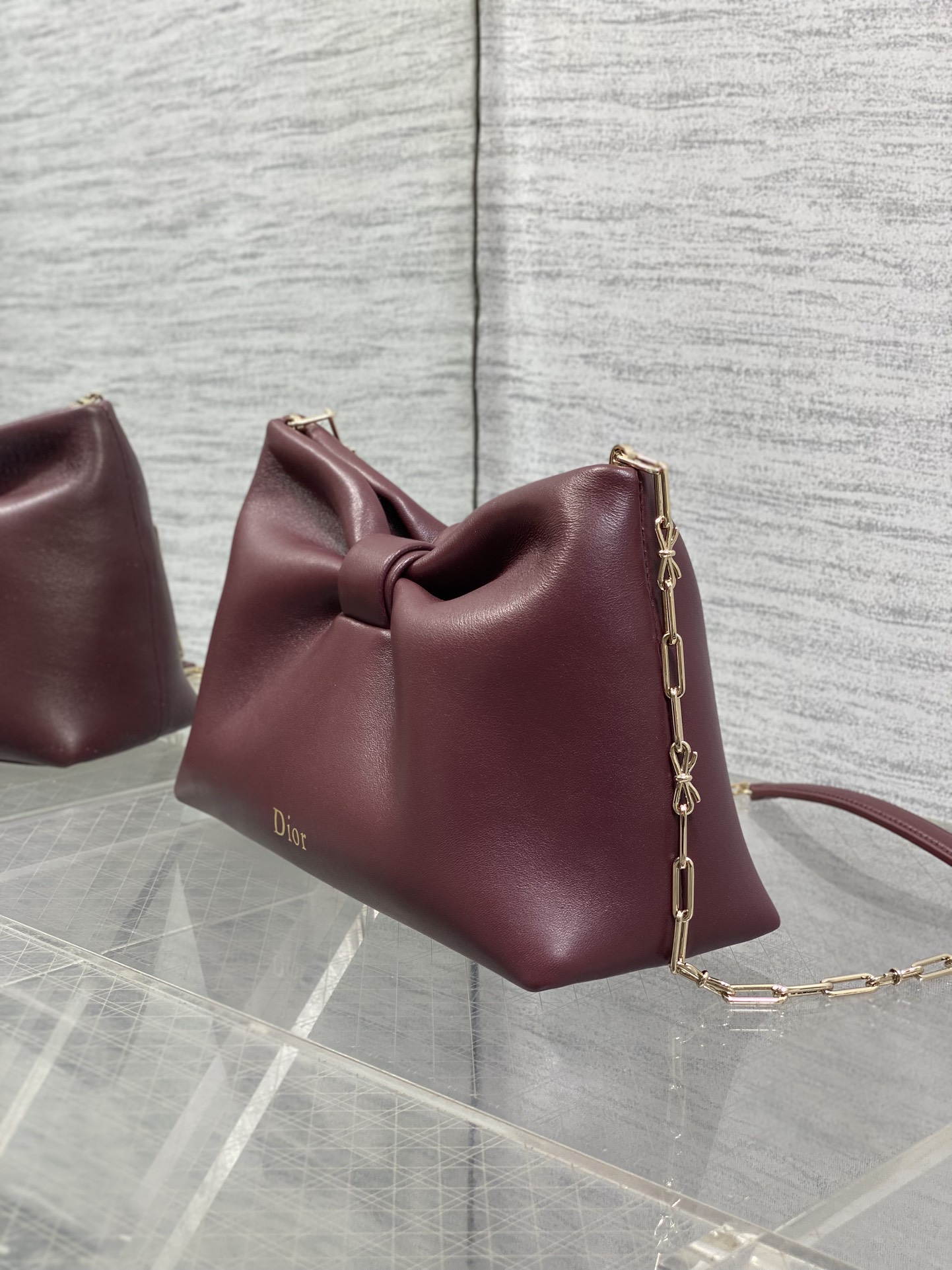 现货‼️🎀Dior-LAMBSKIN 2026春夏新款LAMBSKIN链条包，全新的包形，小牛皮革的质感