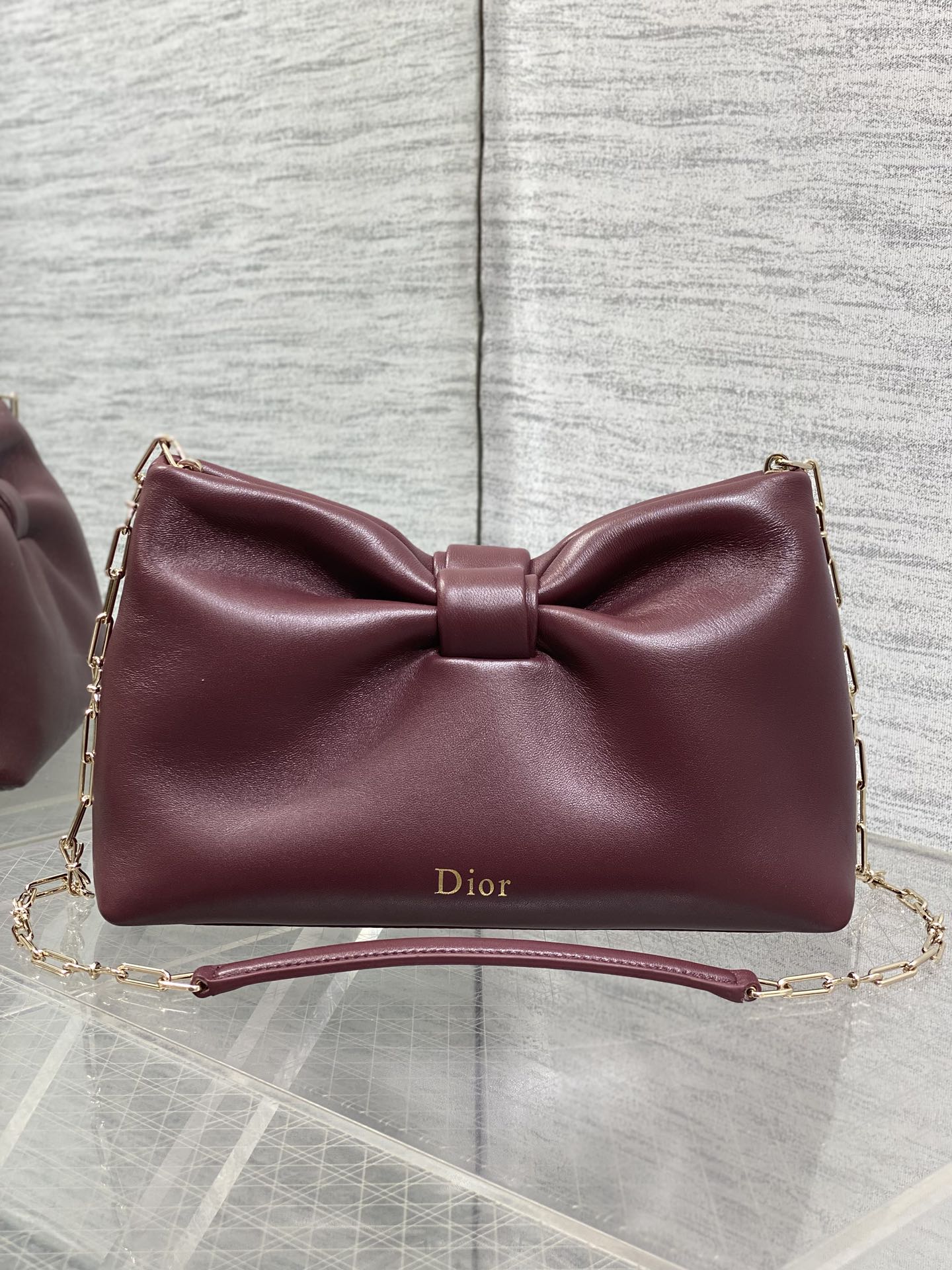 现货‼️🎀Dior-LAMBSKIN 2026春夏新款LAMBSKIN链条包，全新的包形，小牛皮革的质感