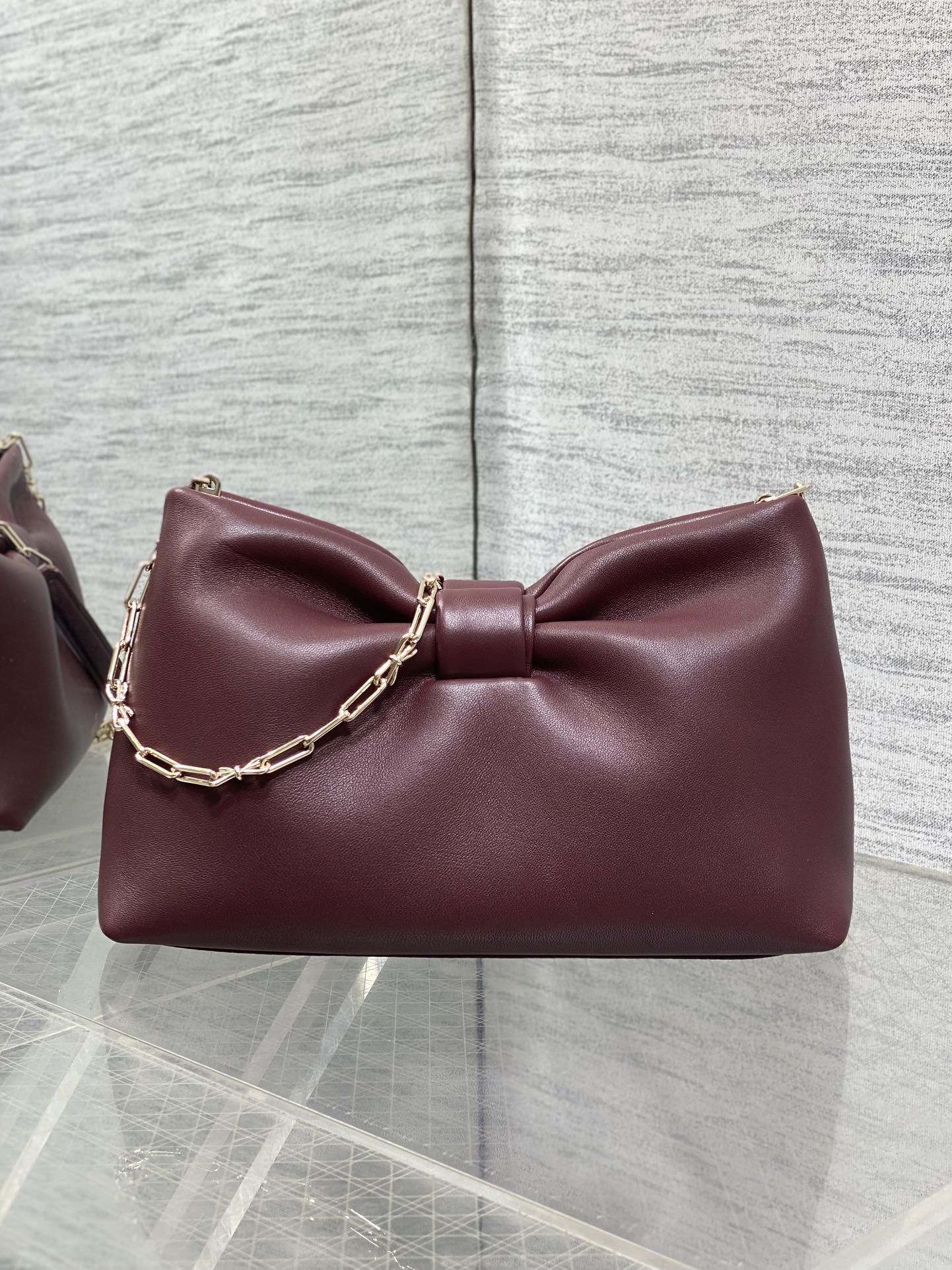 现货‼️🎀Dior-LAMBSKIN 2026春夏新款LAMBSKIN链条包，全新的包形，小牛皮革的质感