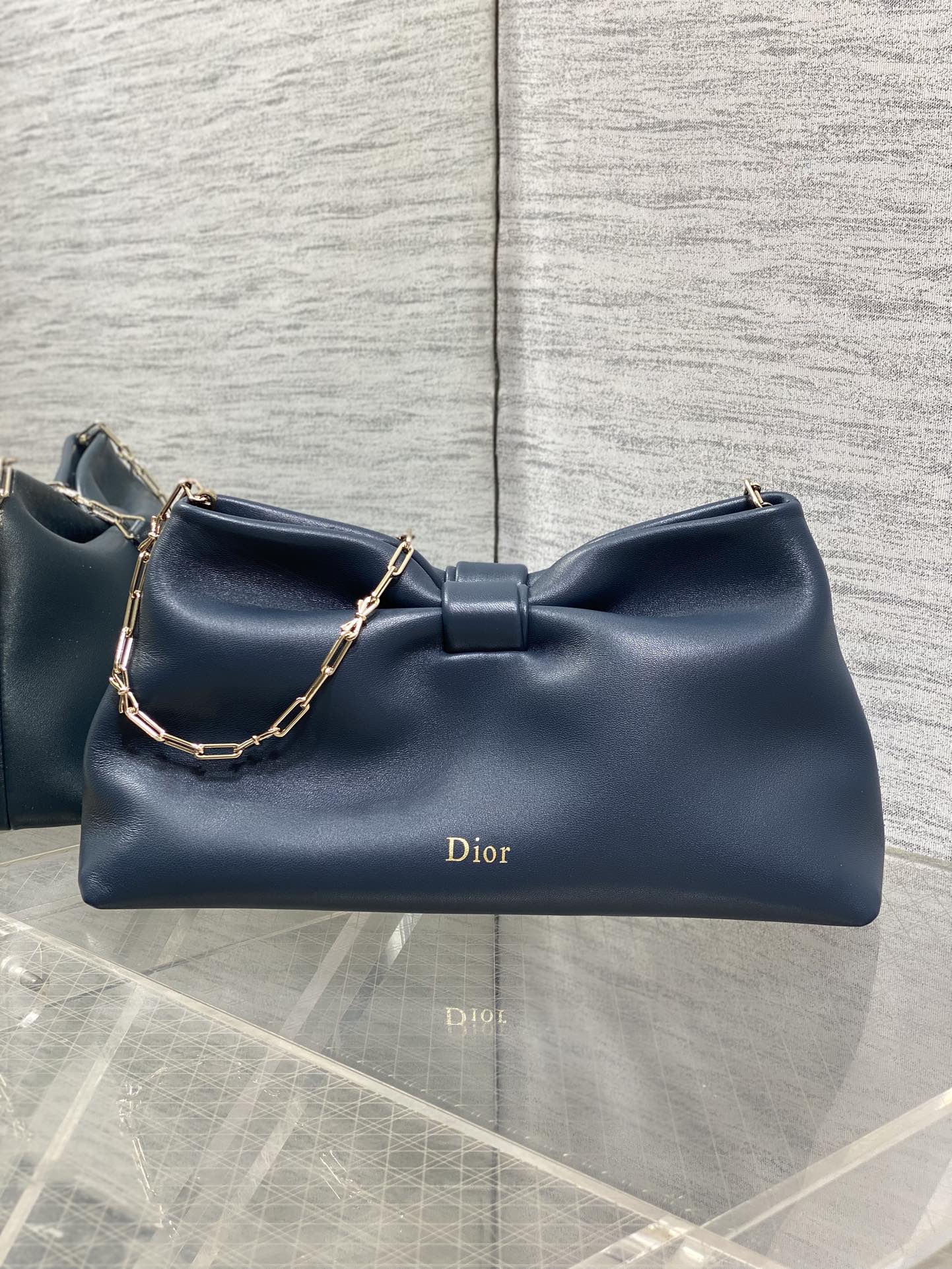 现货‼️🎀Dior-LAMBSKIN 2026春夏新款LAMBSKIN链条包，全新的包形，小牛皮革的质感