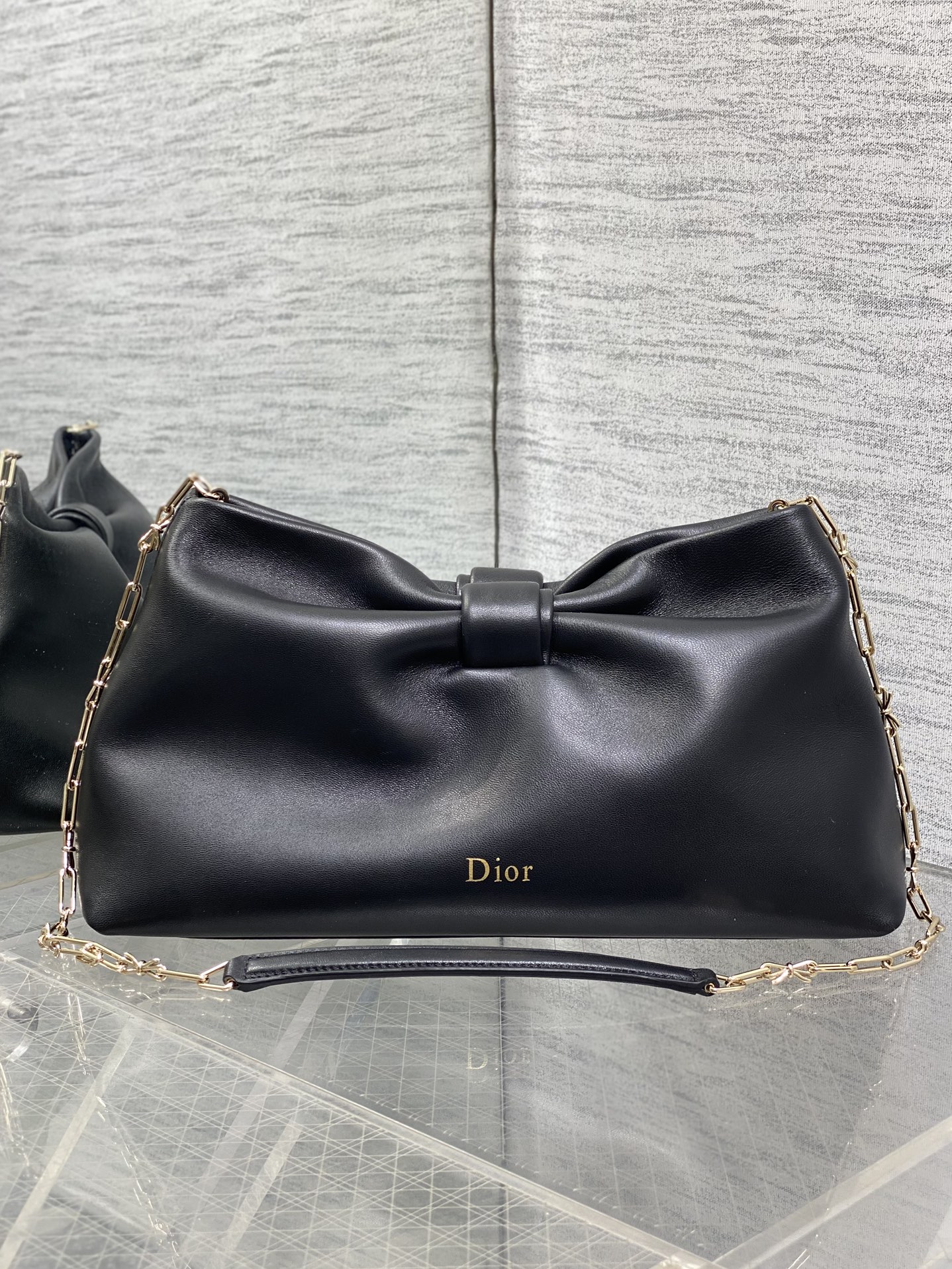 现货‼️🎀Dior-LAMBSKIN 2026春夏新款LAMBSKIN链条包，全新的包形，小牛皮革的质感