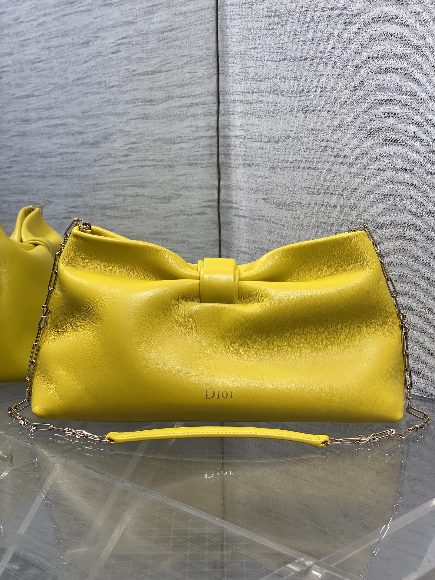 现货‼️🎀Dior-LAMBSKIN 2026春夏新款LAMBSKIN链条包，全新的包形，小牛皮革的质感