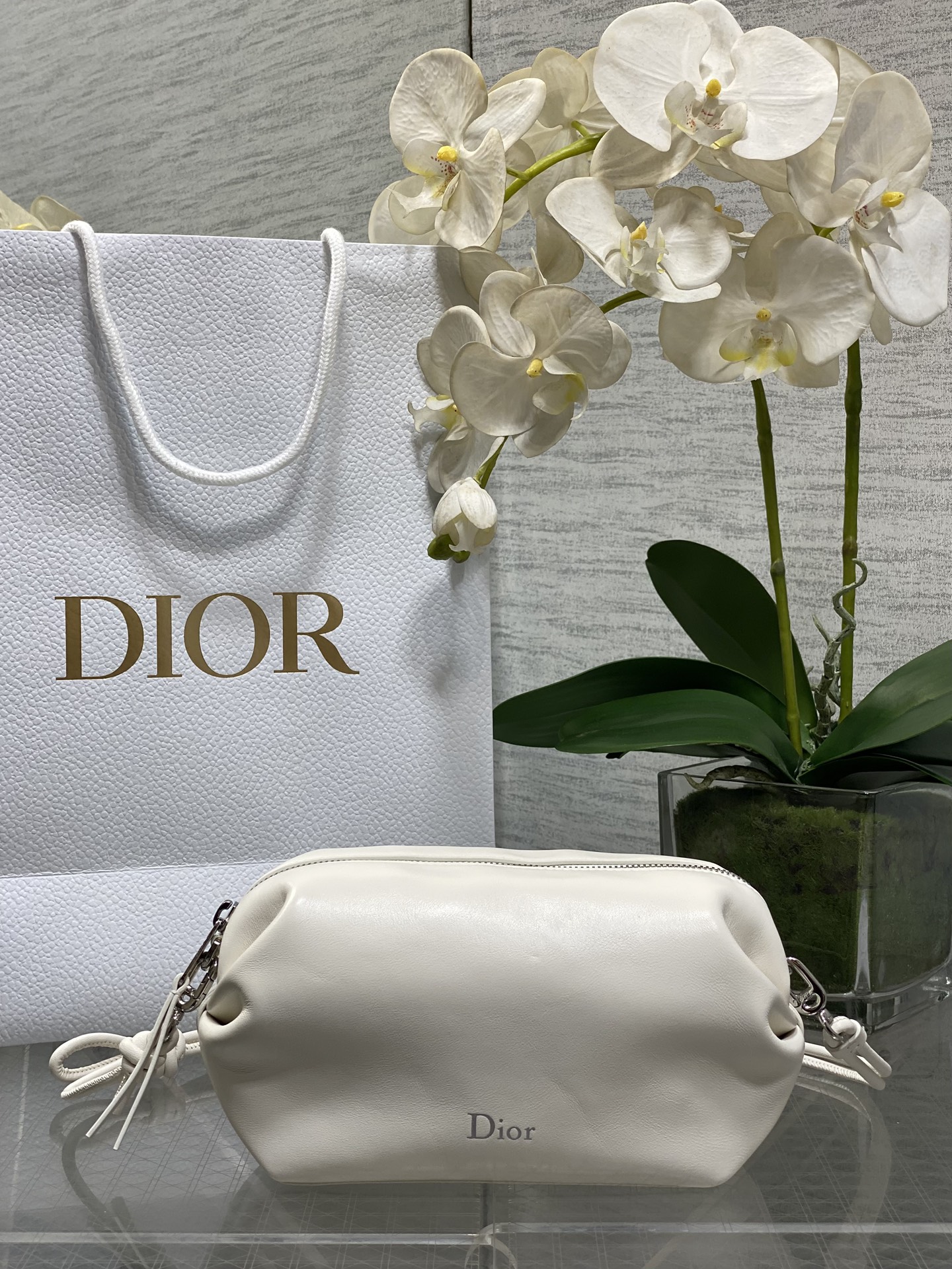 Dior White small shoulder everyday