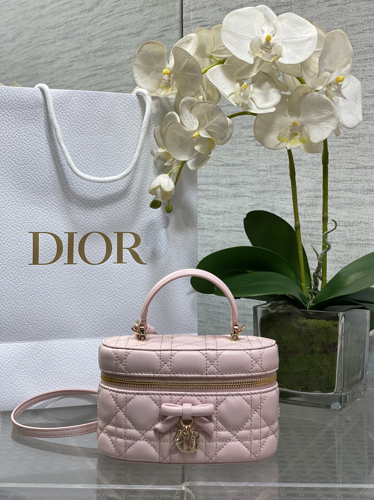 Dior New Bow Pink crossbody everyday