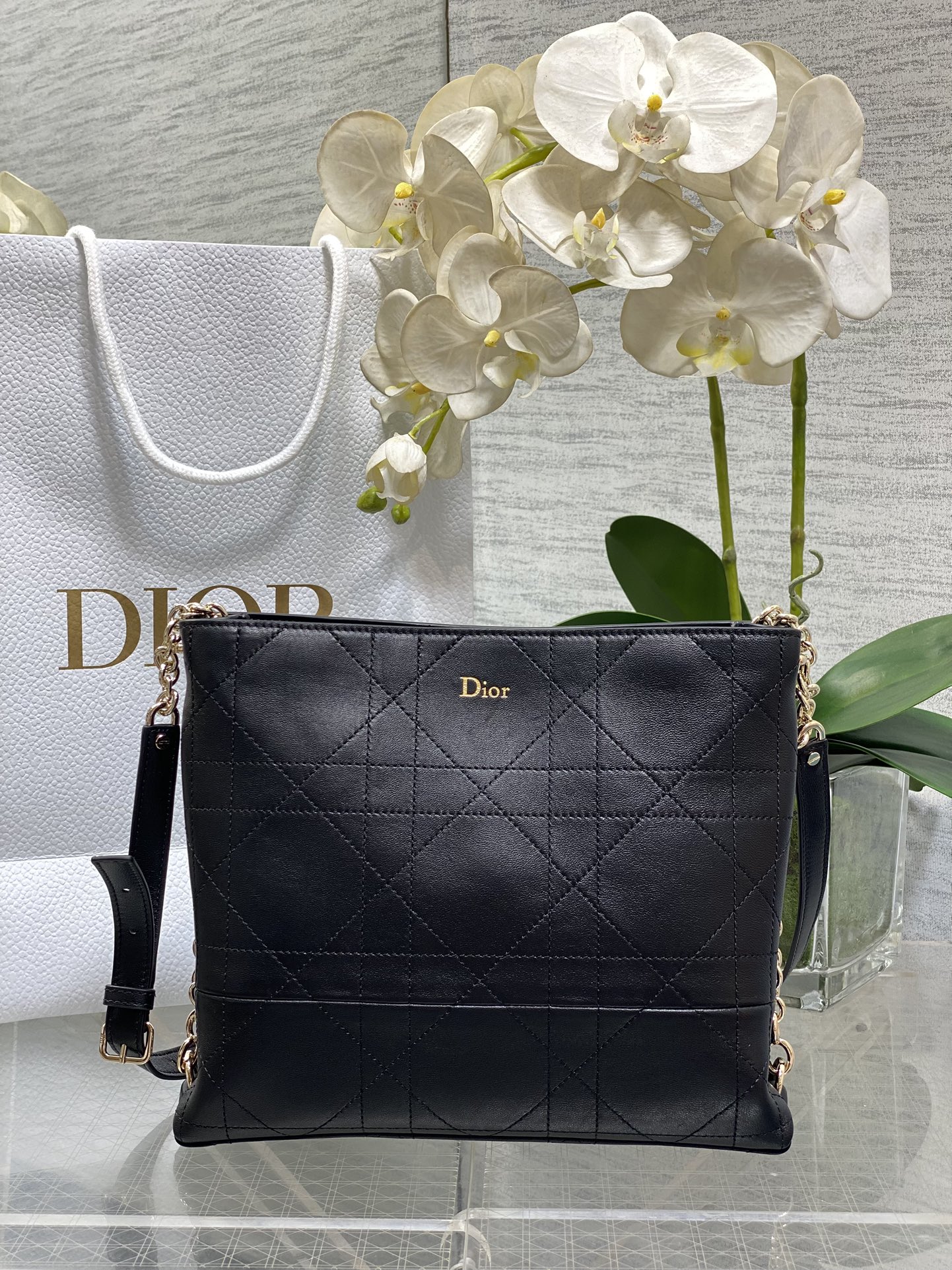 Dior Trianon Black shoulder everyday