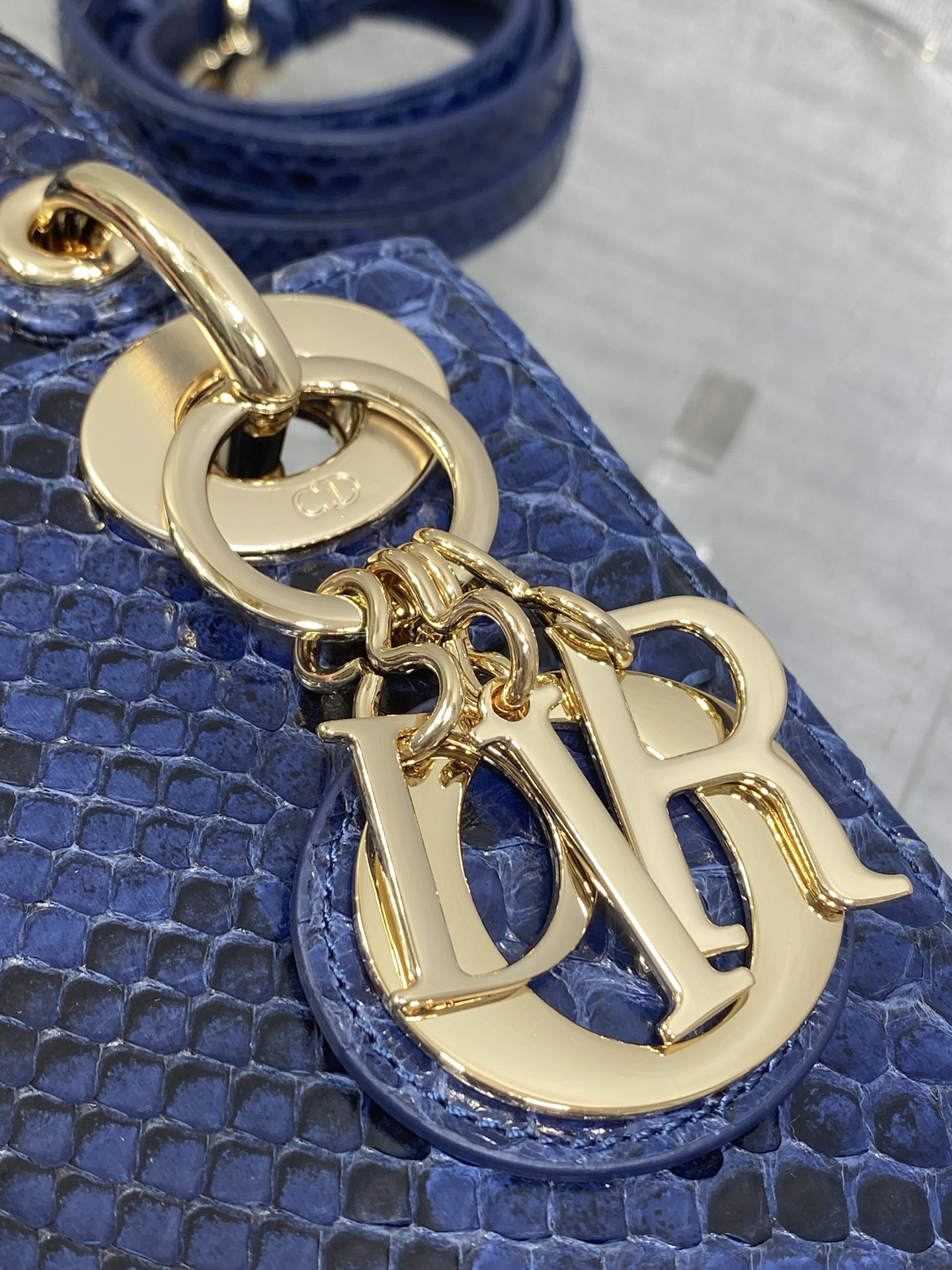 Сумка Dior Lady Dior синяя