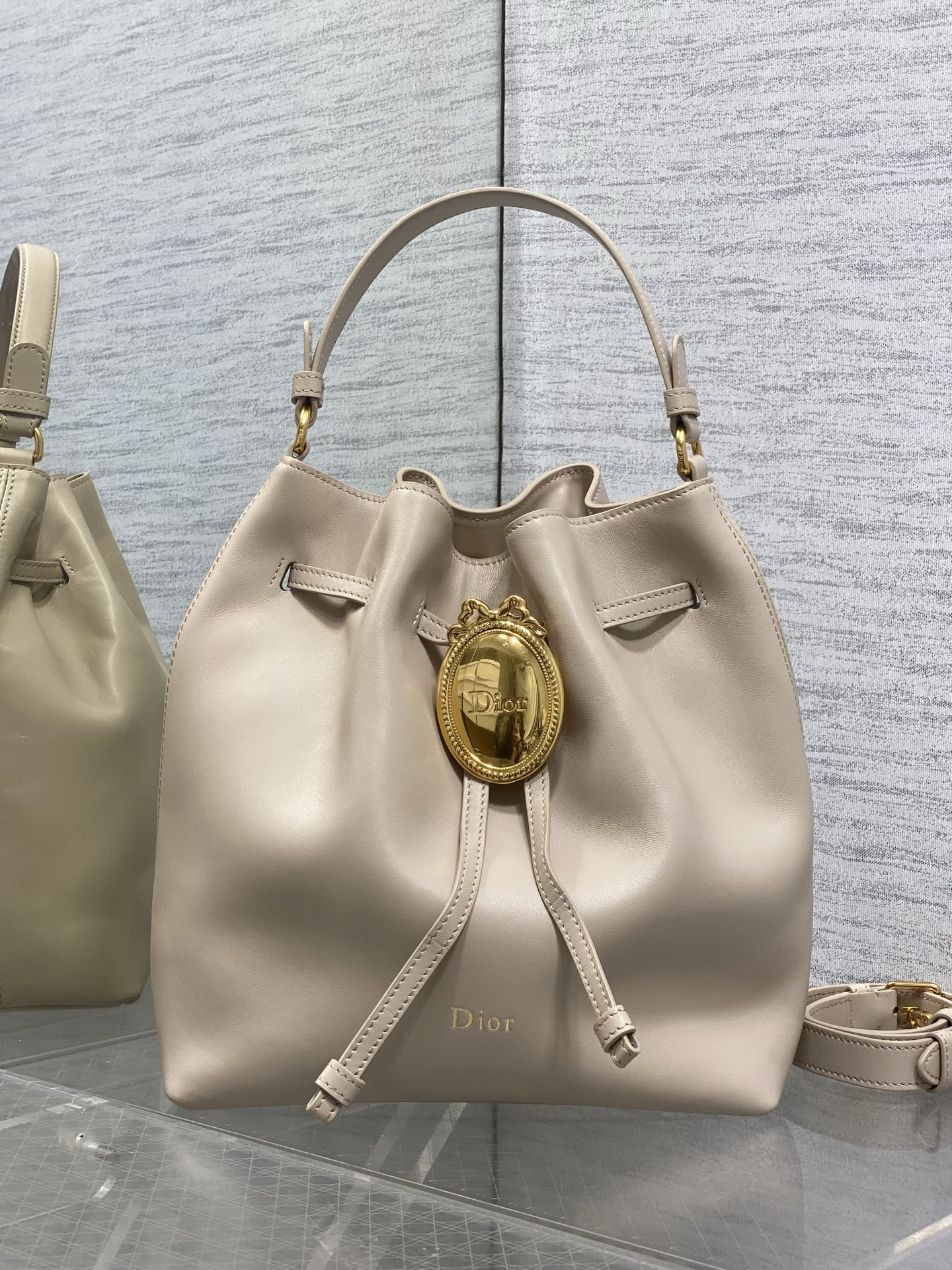 DIOR Medium Medaillon Bucket Bag