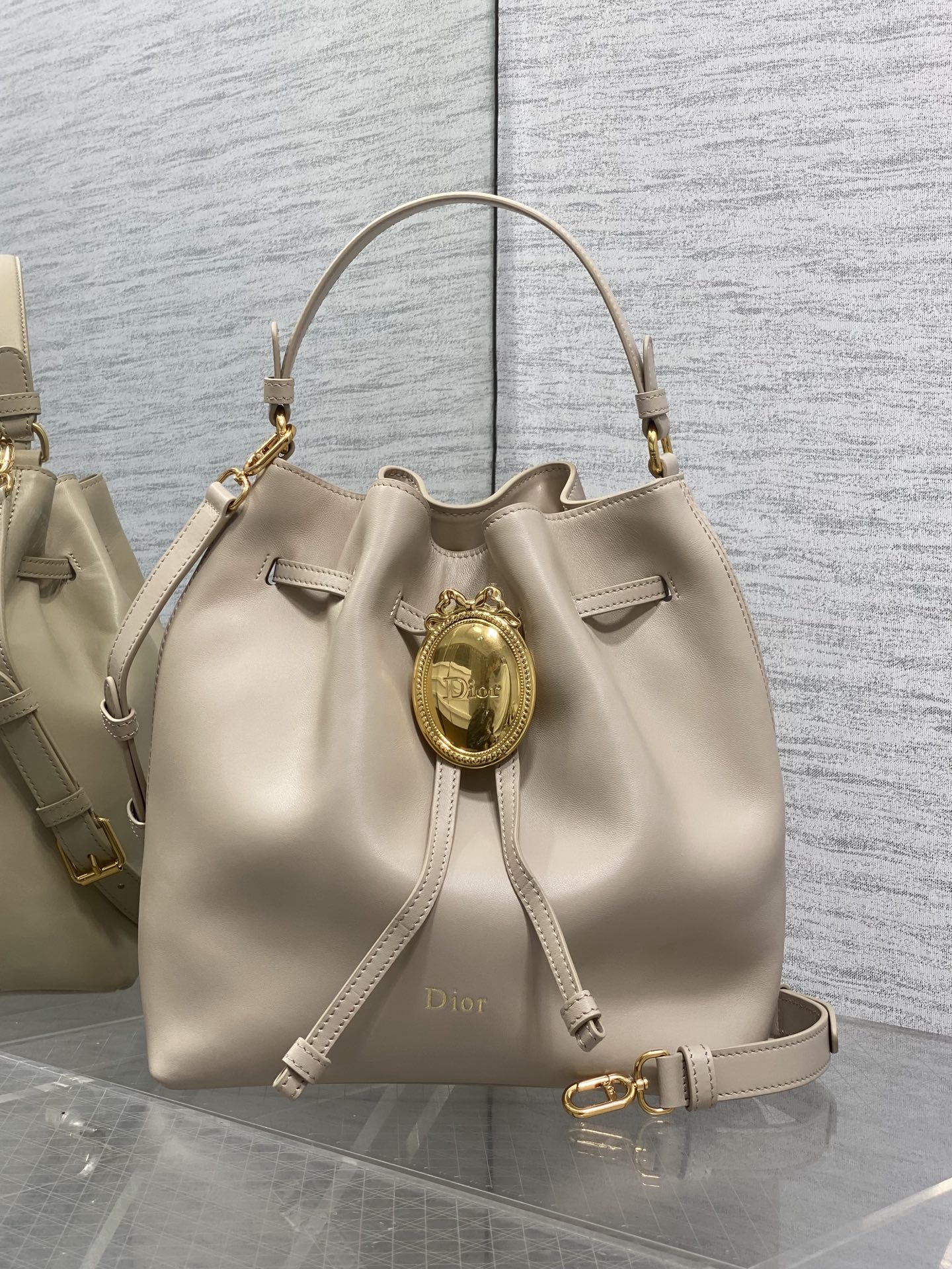 DIOR Medium Medaillon Bucket Bag