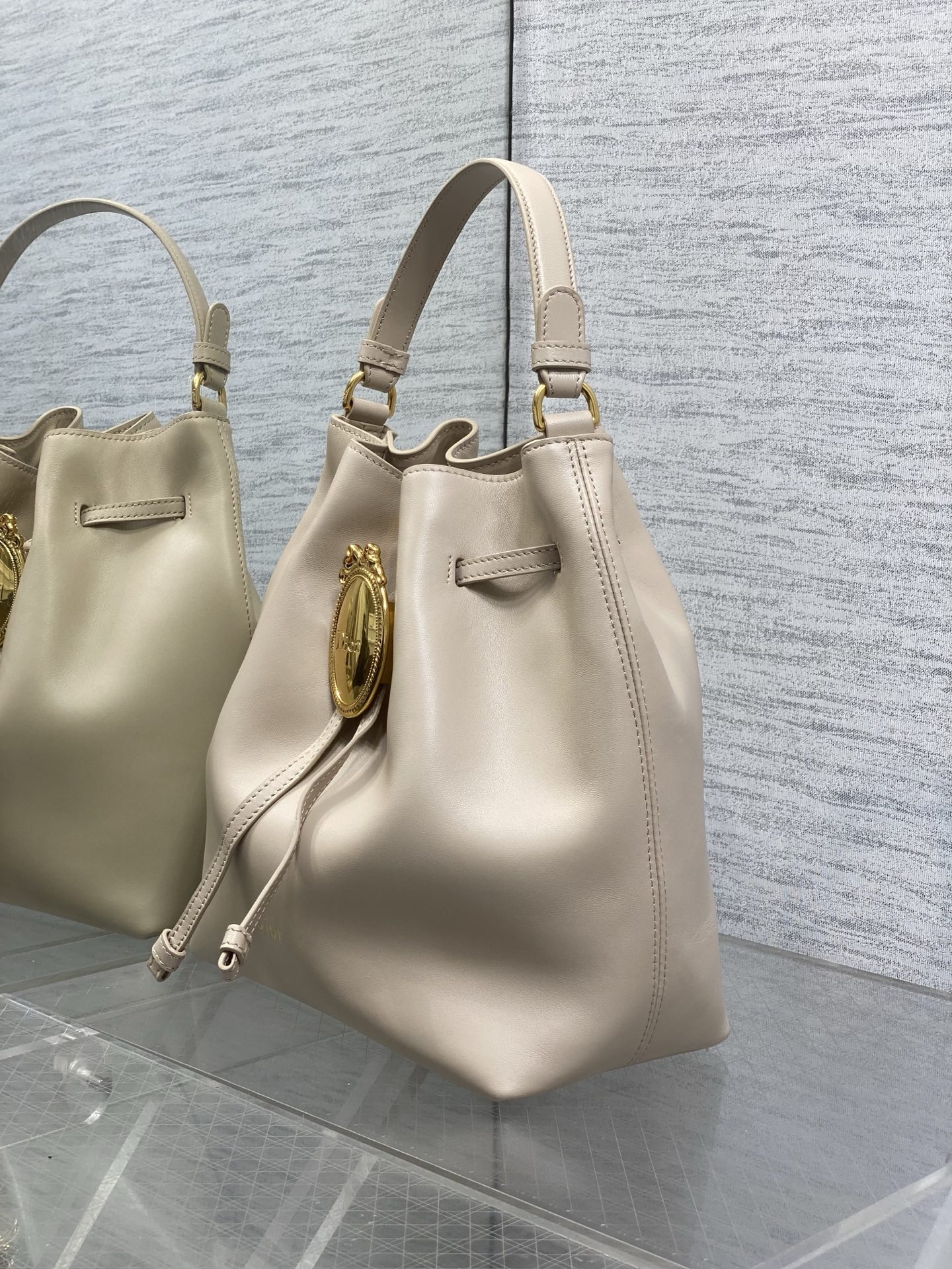 DIOR Medium Medaillon Bucket Bag