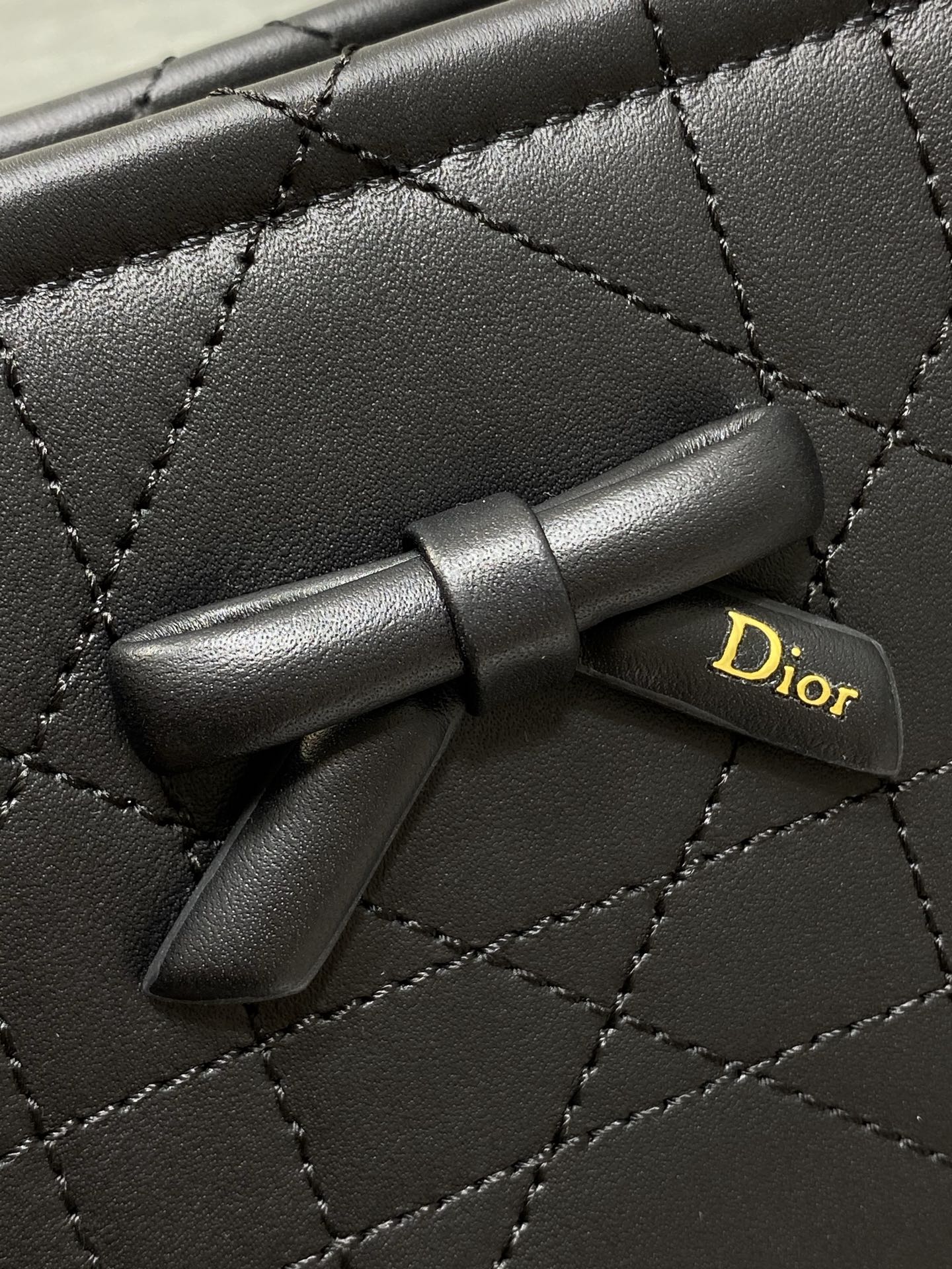 dior small black promenade shopping bag