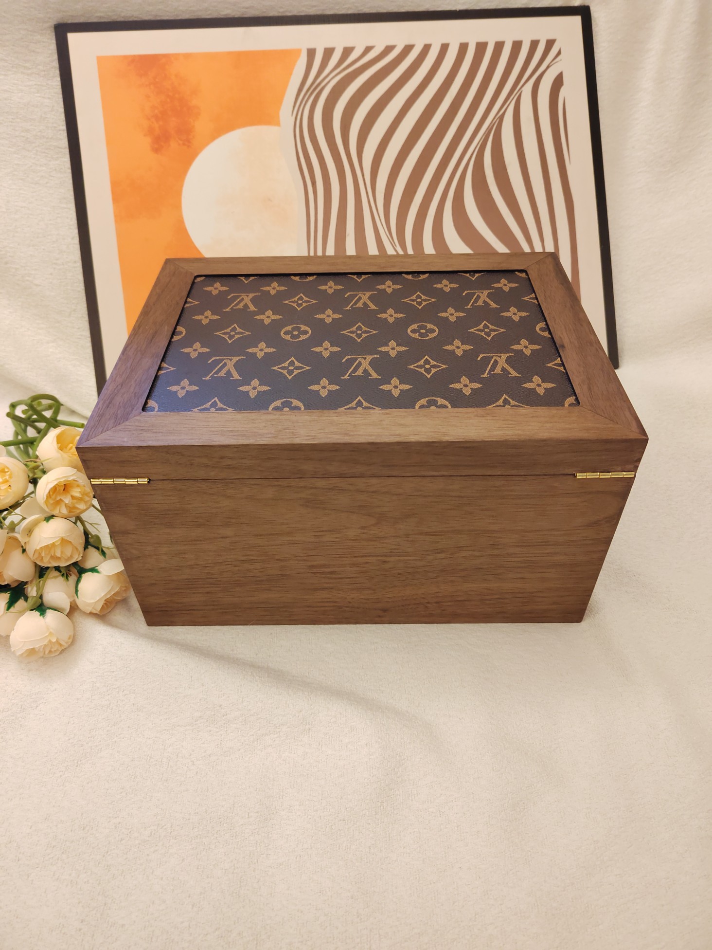 Two-Tier Solid Wood Watch and Jewelry Box (4+2 Configuration) - Comprehensive 4