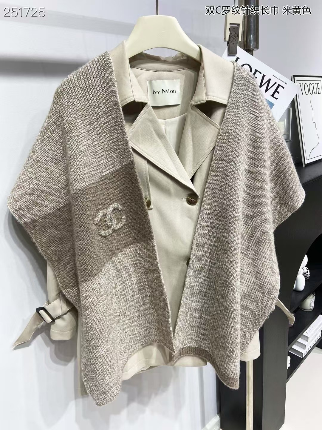 香奈儿 Chanel 传世高定桑蚕丝丝巾围巾 #0FC67354 6