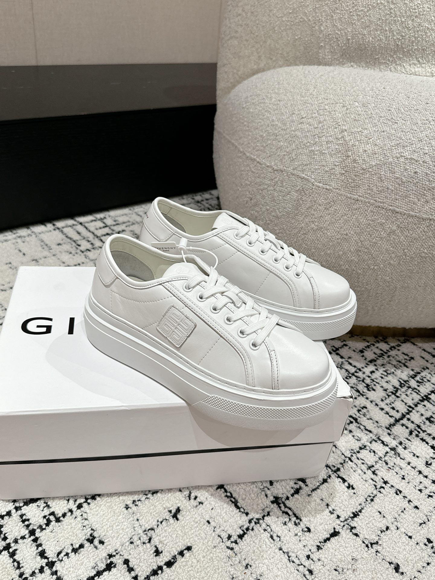 Givenchy Sneaker Scarpe Canvas Splicing Unisex Tela Cotone Pelle bovina di pecora Casual 3 i1721139924 2126 3