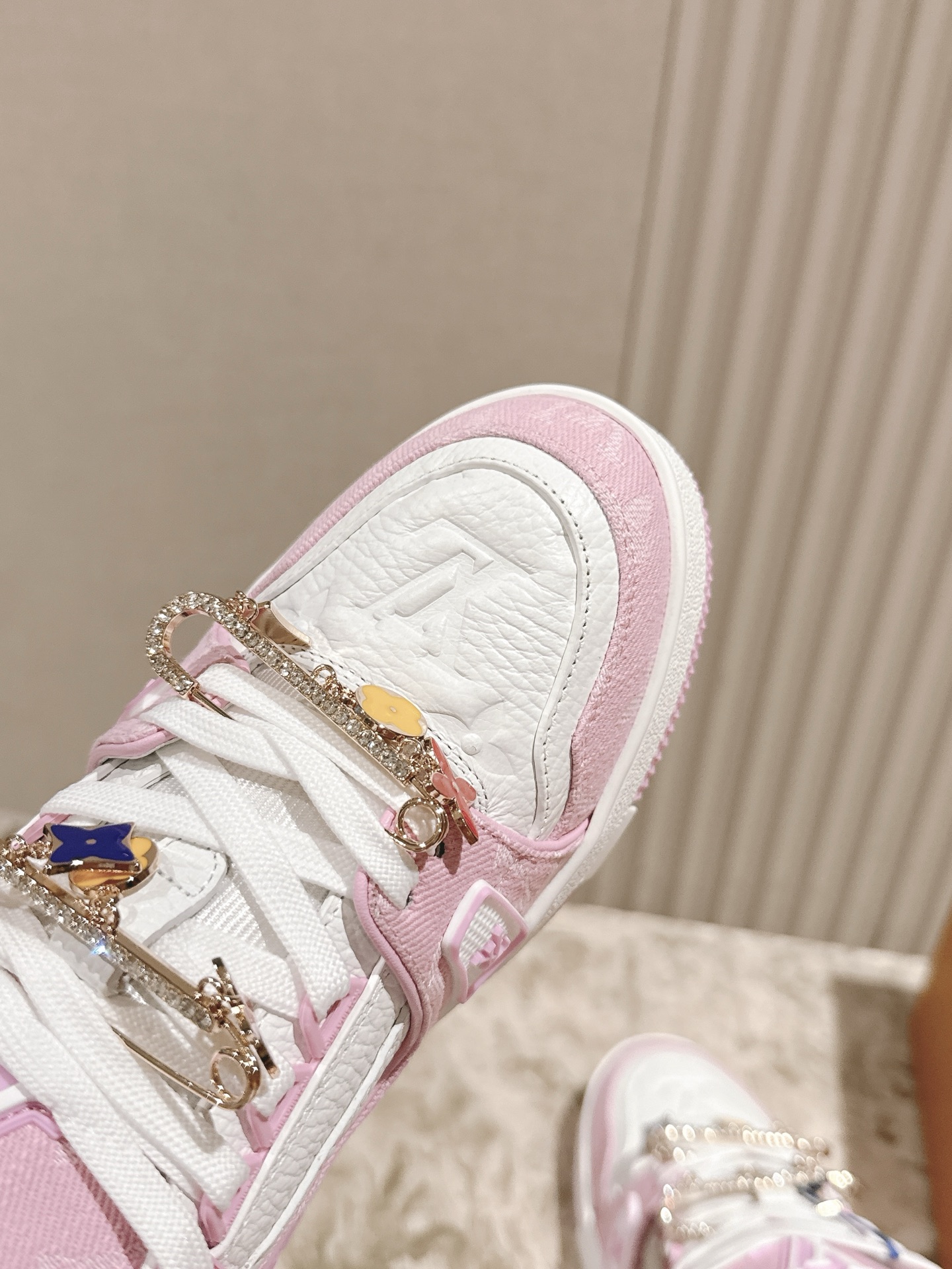 Louis Vuitton 扣子50 LV代购级新色 供应 驴家全系列 LVTrainer PVC 运动鞋