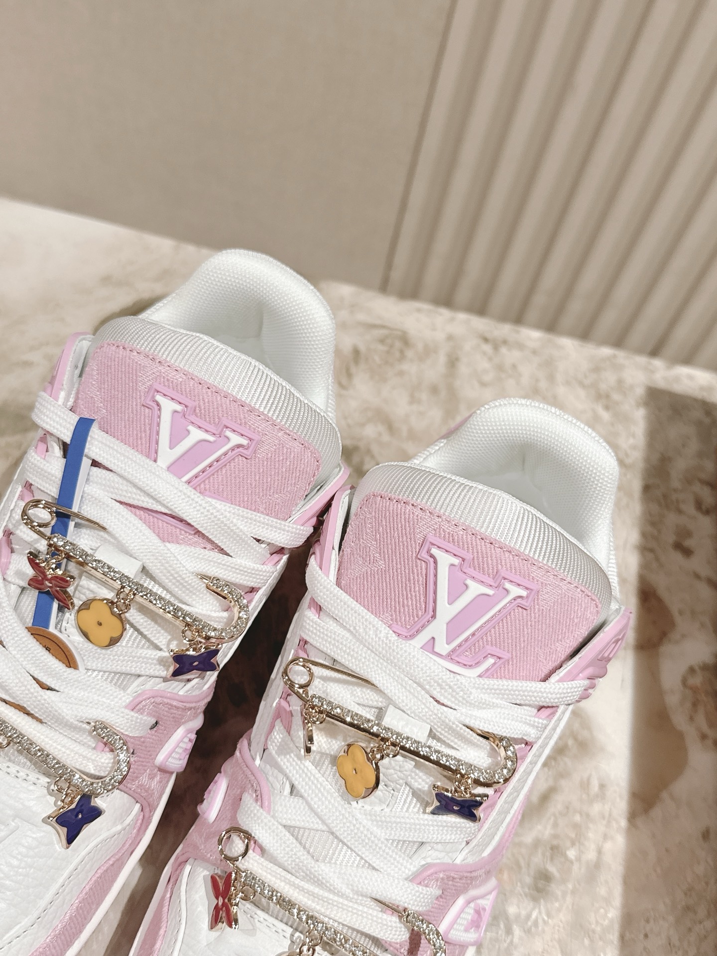 Louis Vuitton 扣子50 LV代购级新色 供应 驴家全系列 LVTrainer PVC 运动鞋