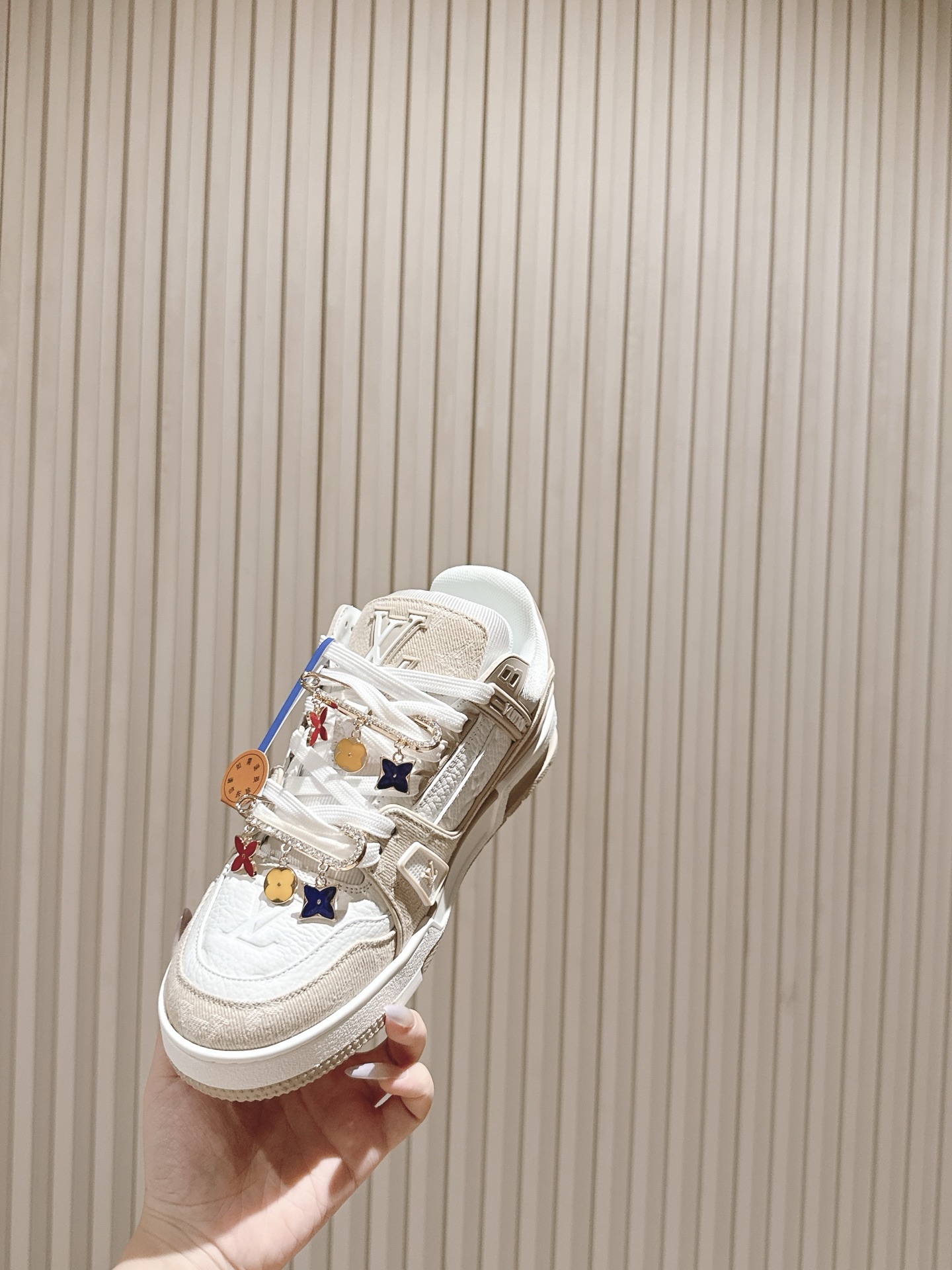 Louis Vuitton 扣子50 LV代购级新色 供应 驴家全系列 LVTrainer PVC 运动鞋