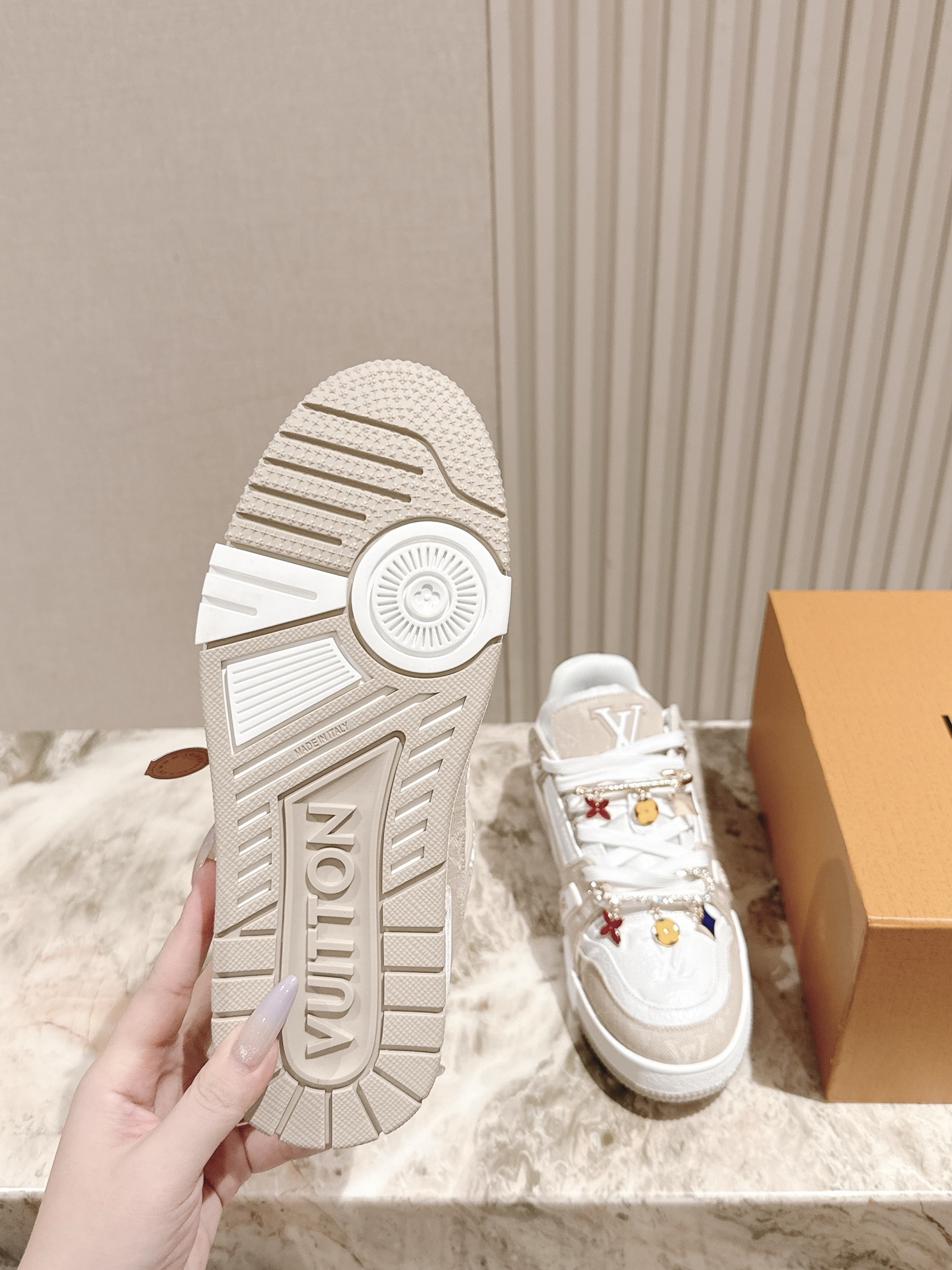 Louis Vuitton 扣子50 LV代购级新色 供应 驴家全系列 LVTrainer PVC 运动鞋