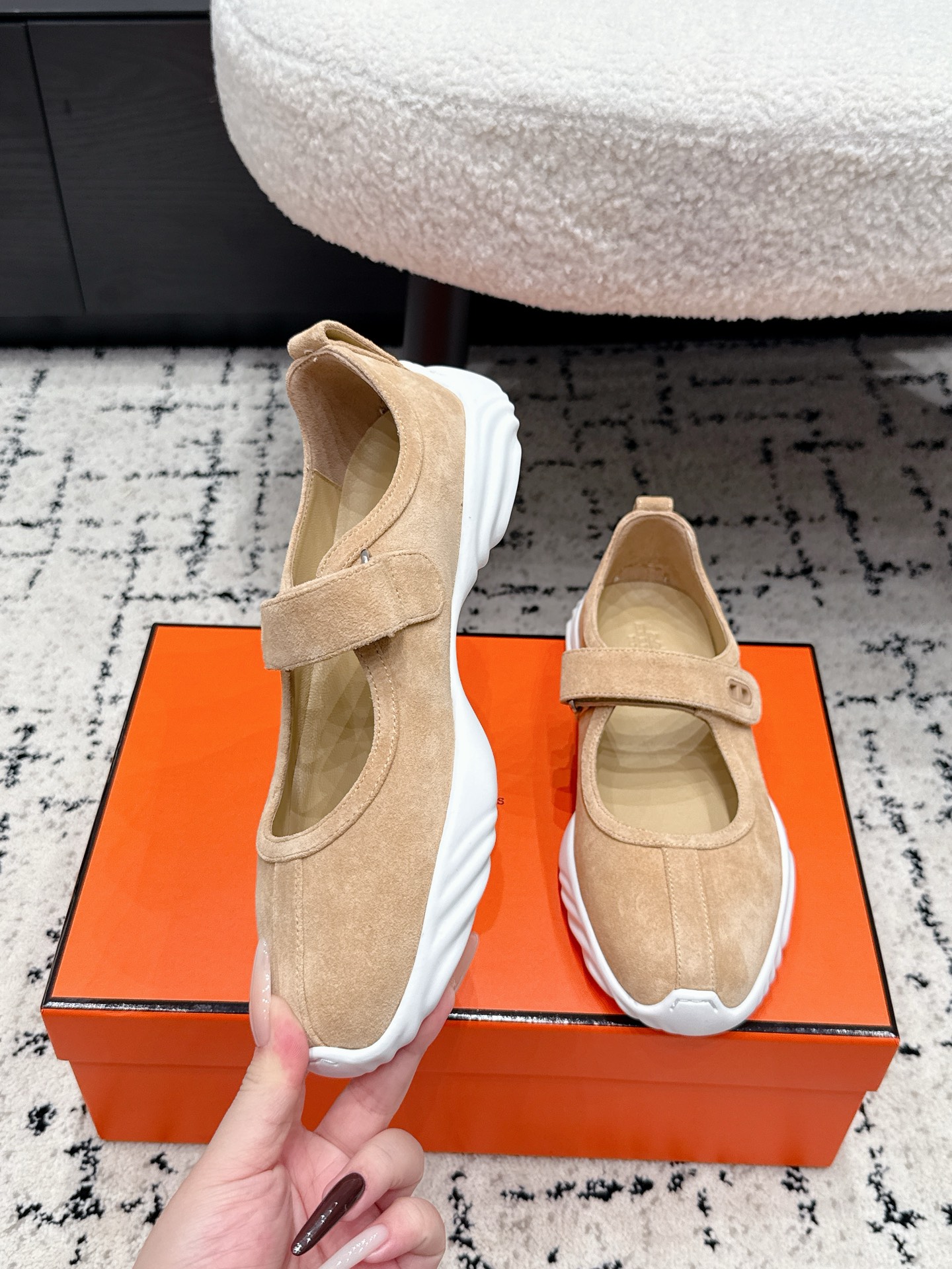 Hermes Mary Jane Shoes