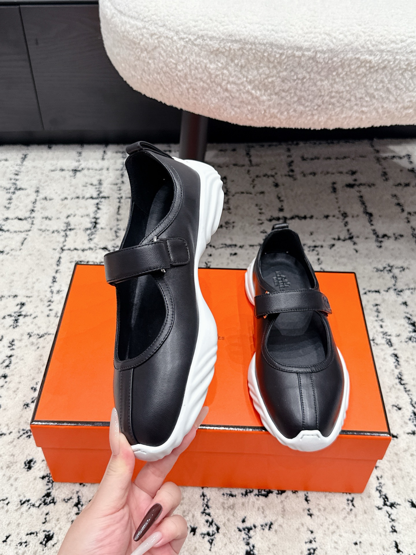 Hermes Mary Jane Shoes