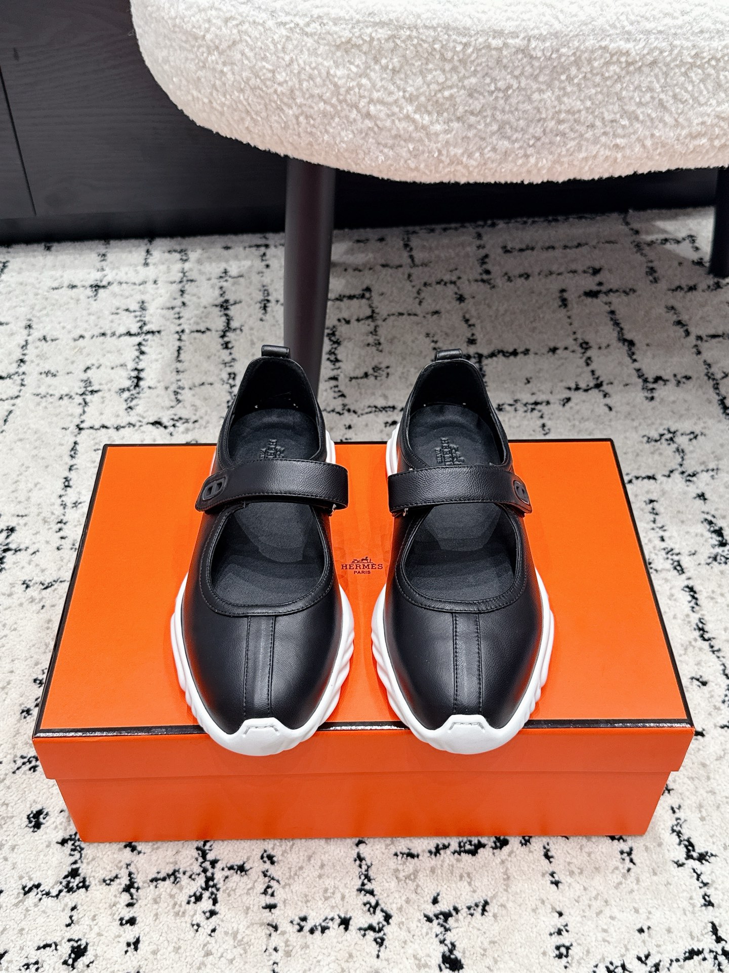 Hermes Mary Jane Shoes