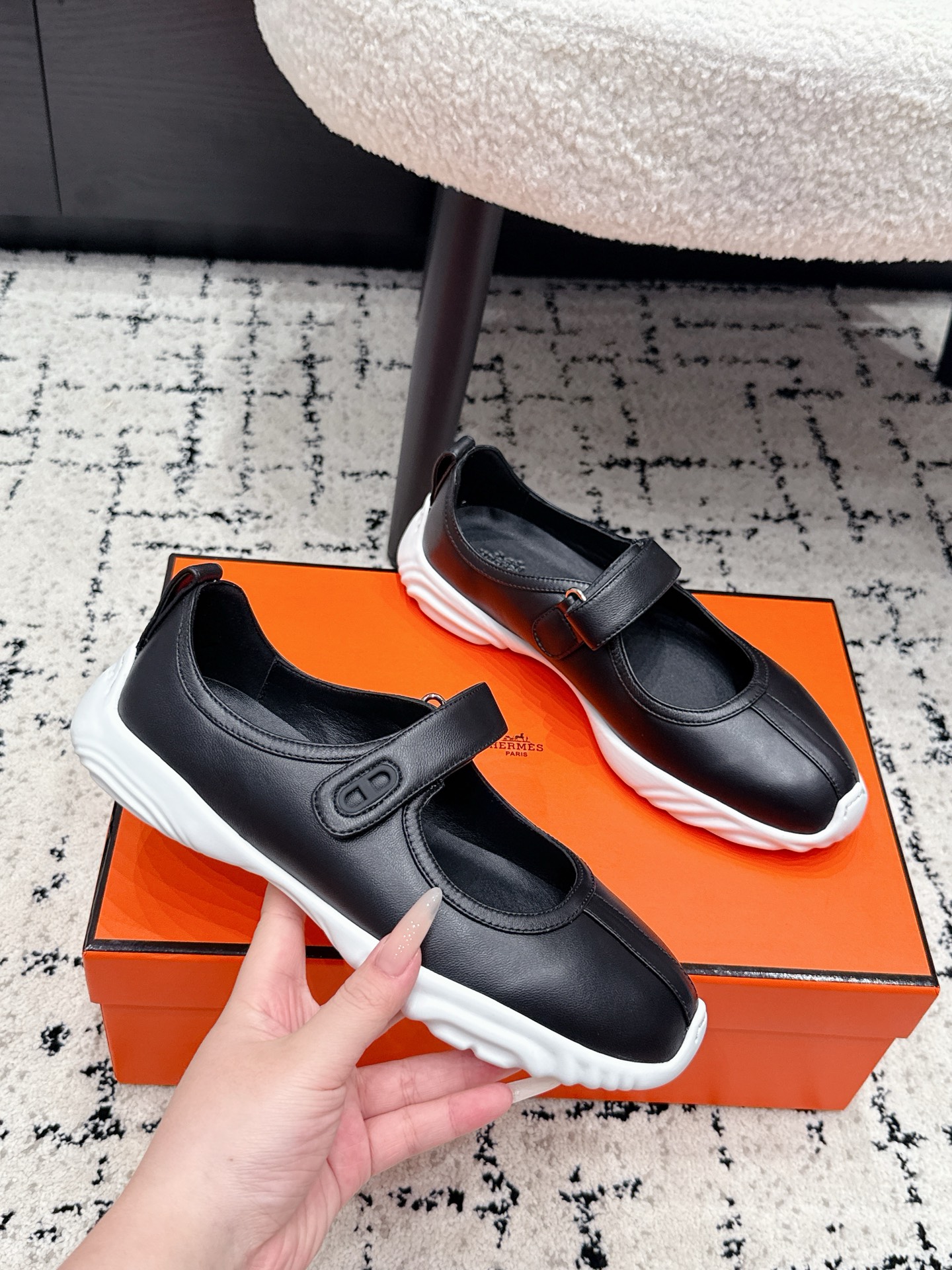 Hermes Mary Jane Shoes