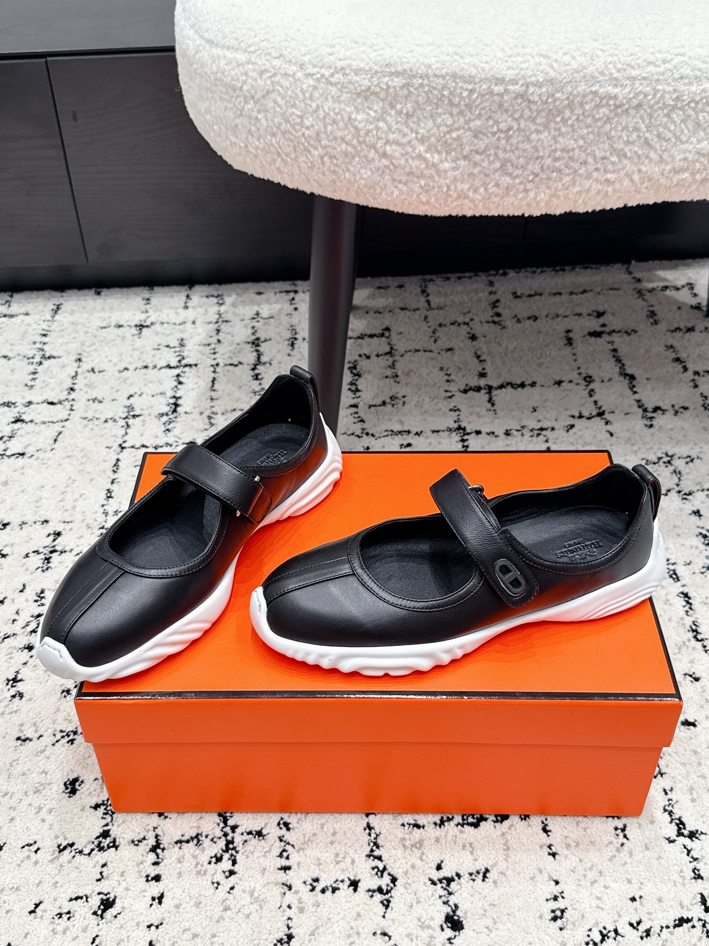 Hermes Mary Jane Shoes