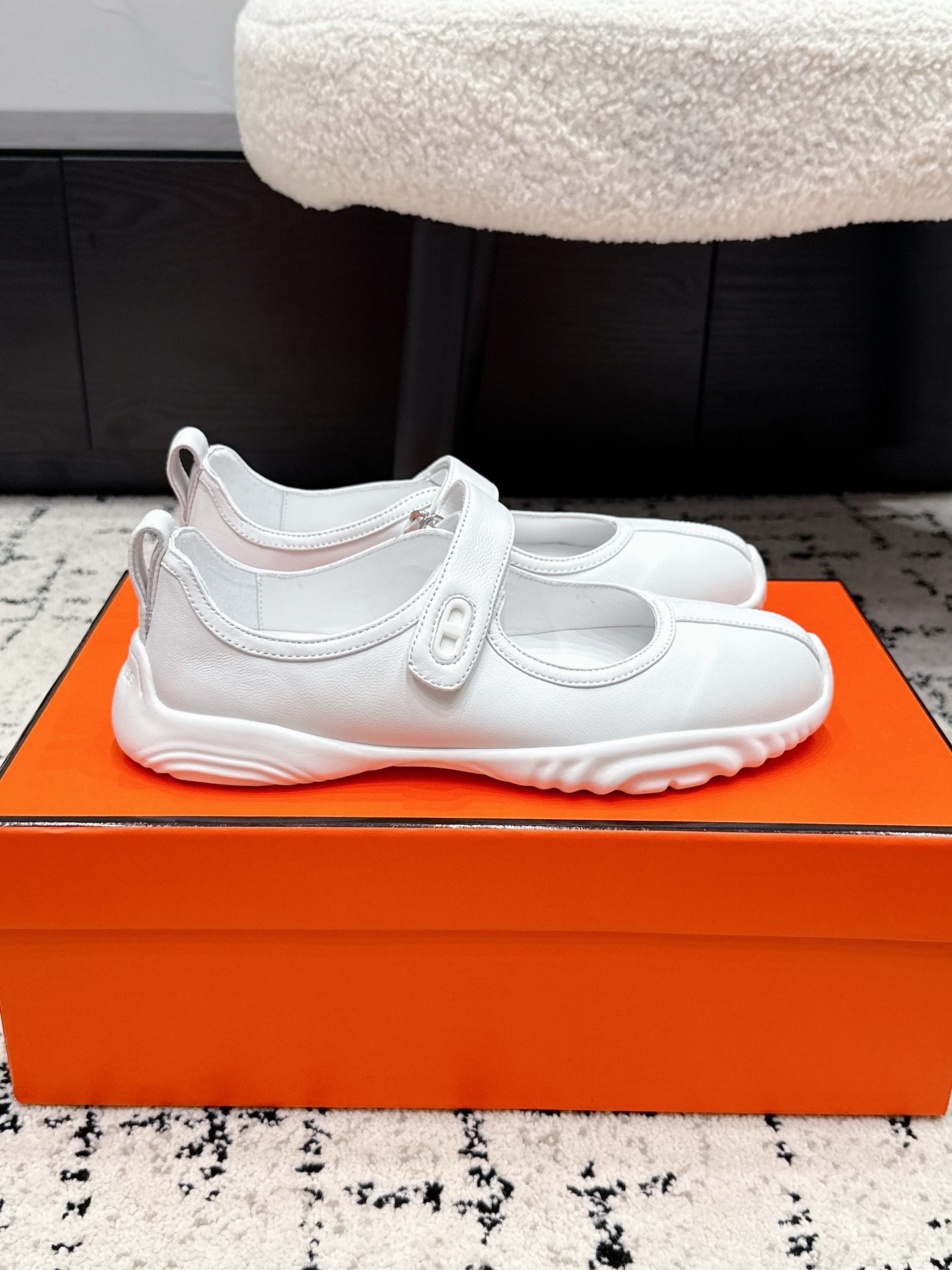 Hermes Mary Jane Shoes
