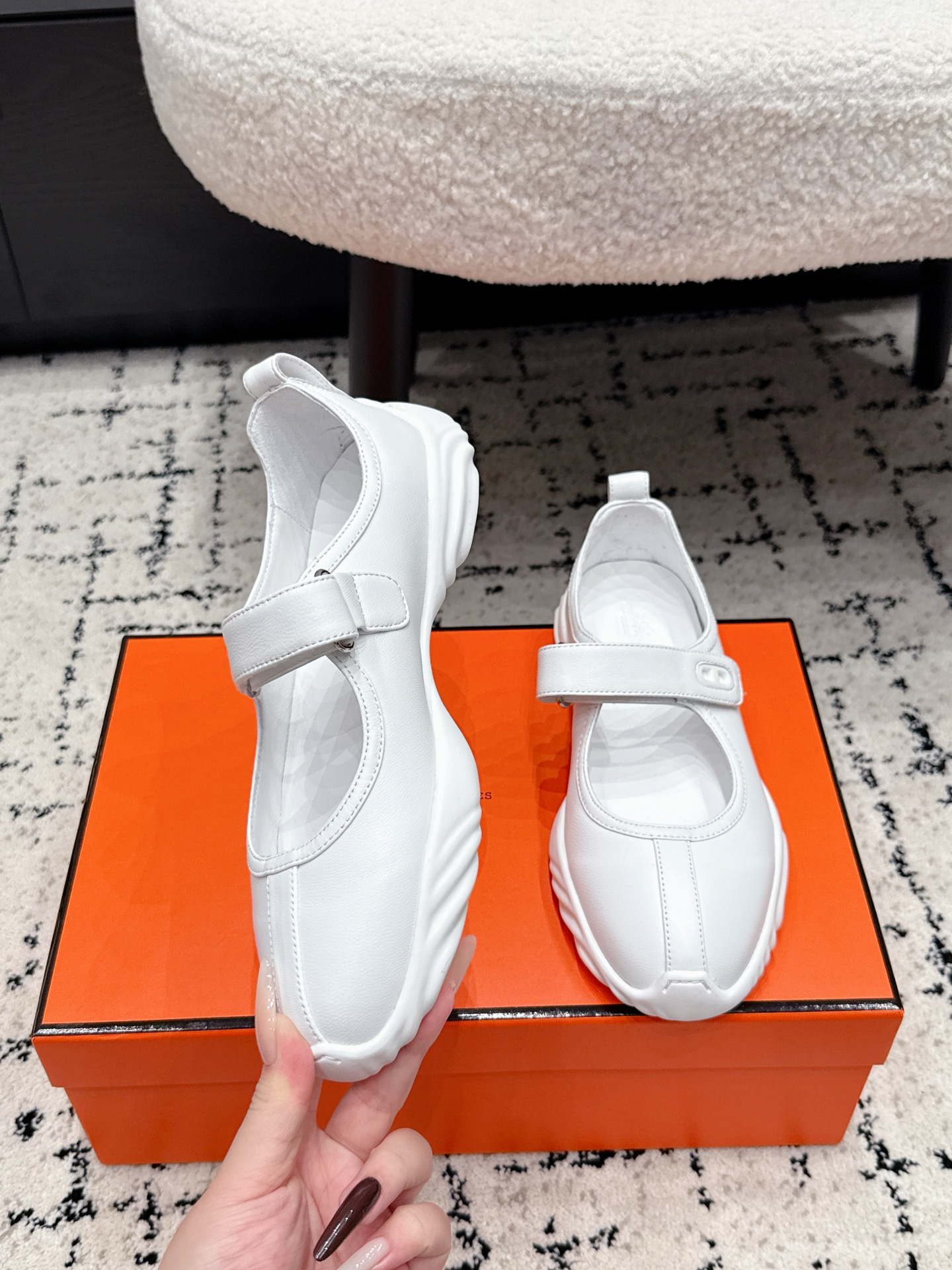 Hermes Mary Jane Shoes