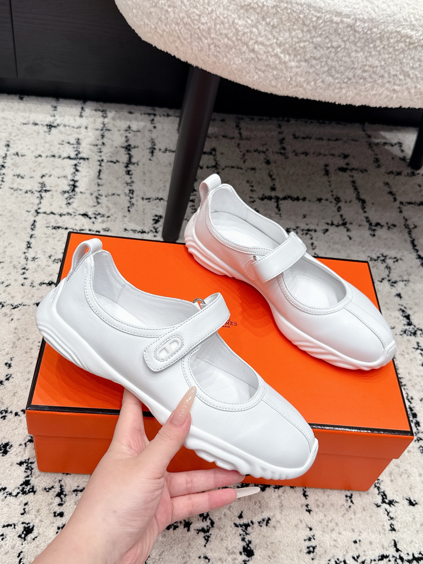 Hermes Mary Jane Shoes