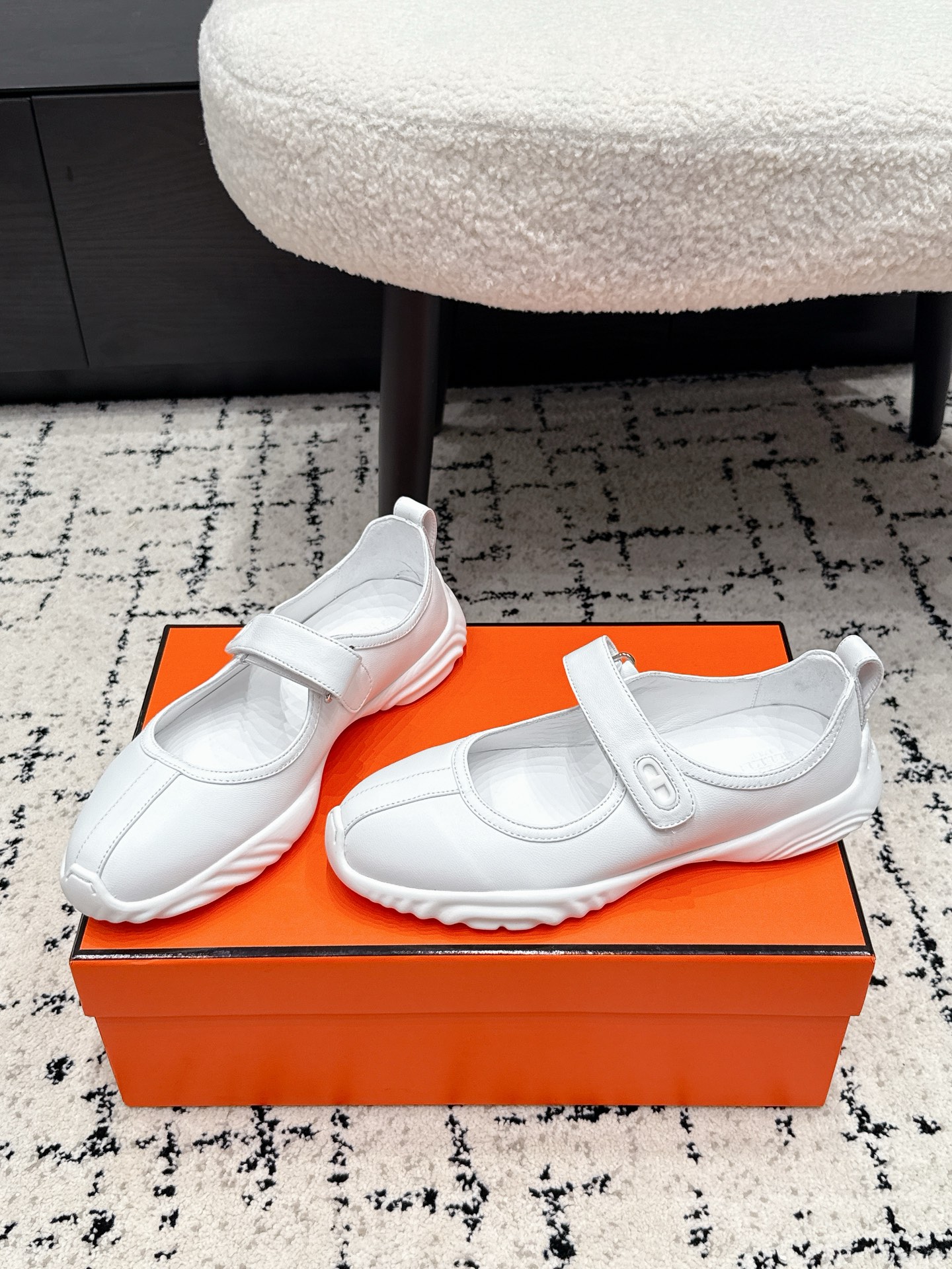 Hermes Mary Jane Shoes