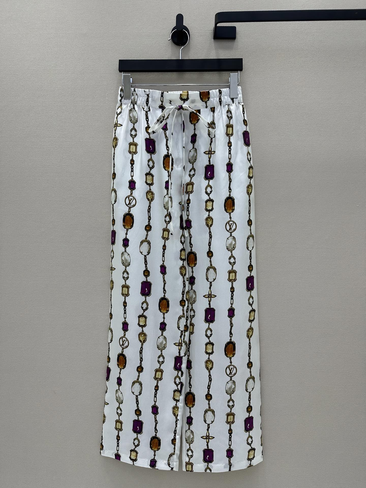 Classic Monogram Silk Pajama Set: Original Scavenger Dress with Quality Packaging.