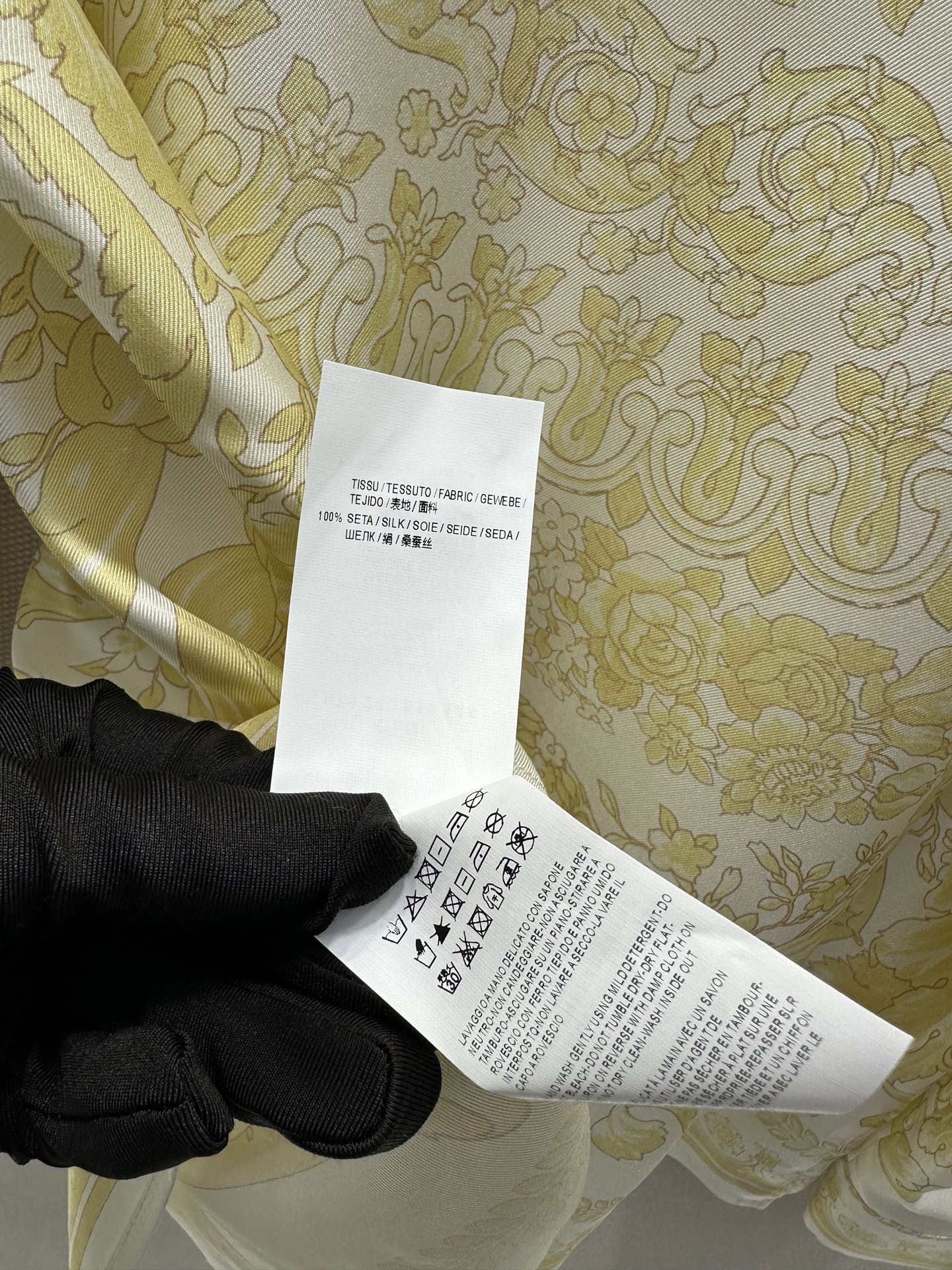 베르사체 바로크 프린트 실크 셔츠 97717 이미지 9