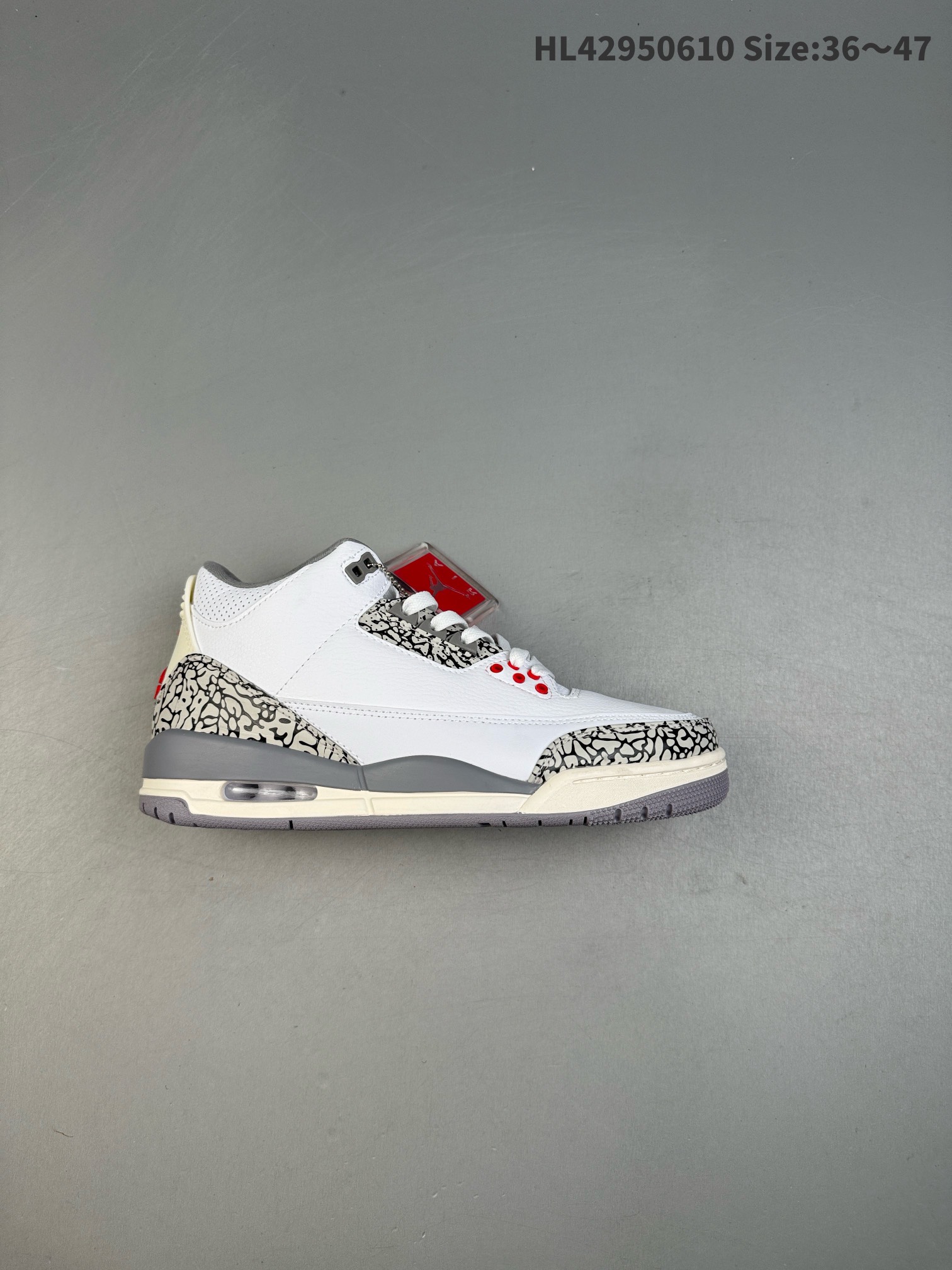 Air Jordan 3 Diseñador
 Zapatos Zapatillas deportivas Air Jordan Gris Rojo Blanco