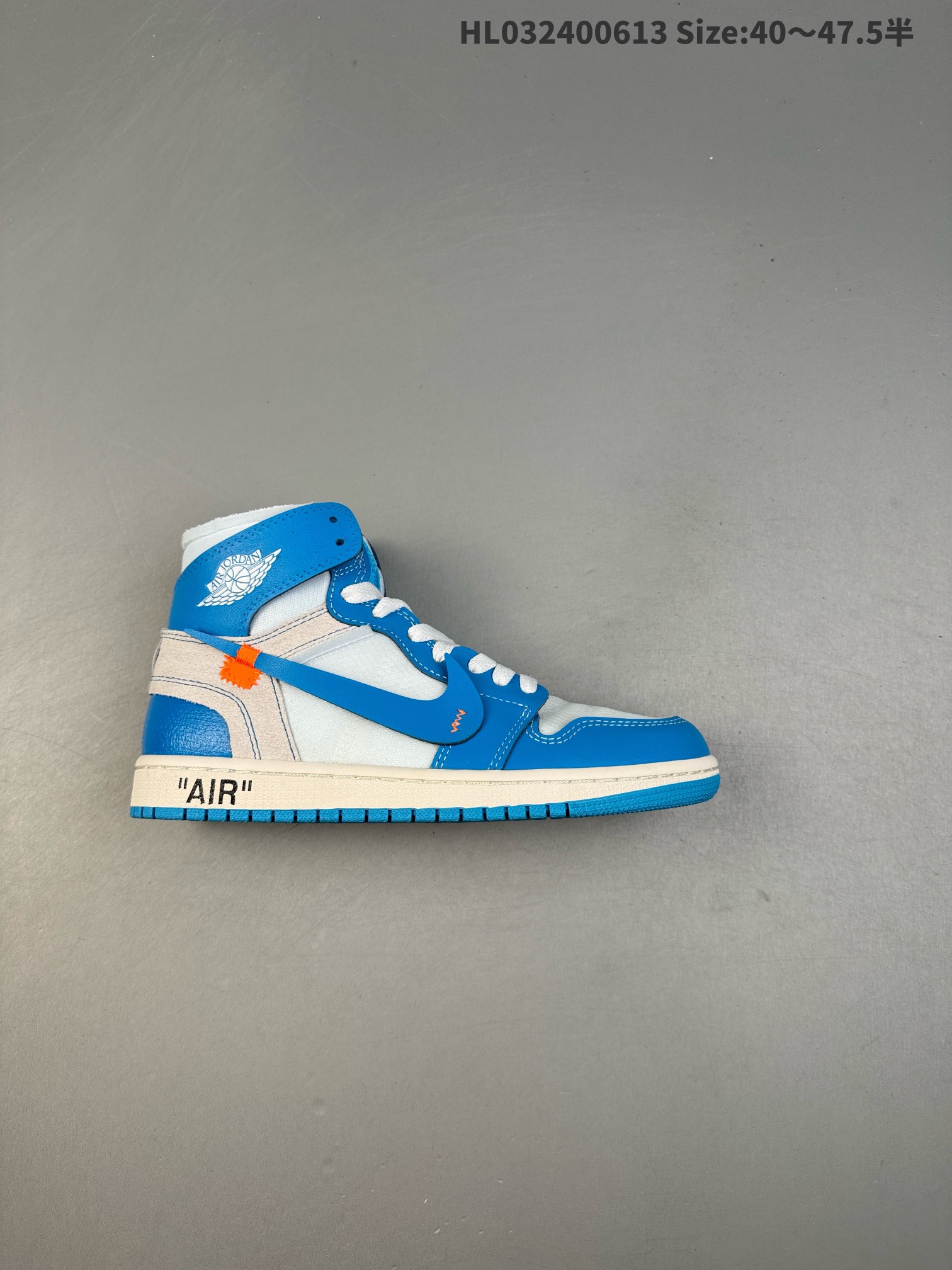 Air Jordan 1 Zapatos Zapatillas deportivas Air Jordan Azul Naranja Rojo Blanco Empalme Blusa alta