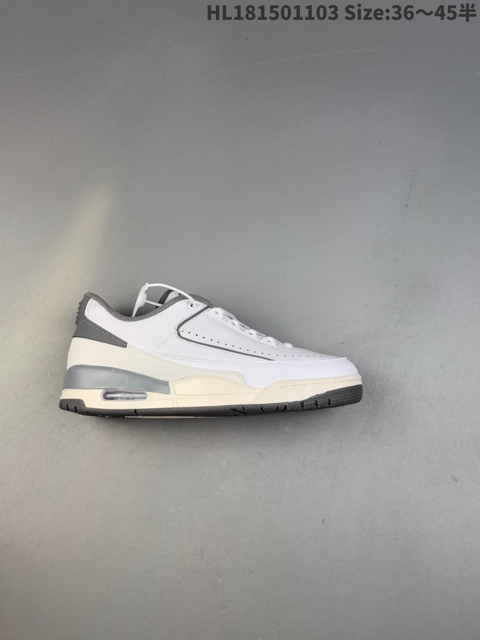 Air Jordan /  Low White Cement Grey 低帮 白灰 AJ15 Jordan15代 aj15 乔15 低邦 白灰水泥 Jordan篮球鞋系列 Jordan合9